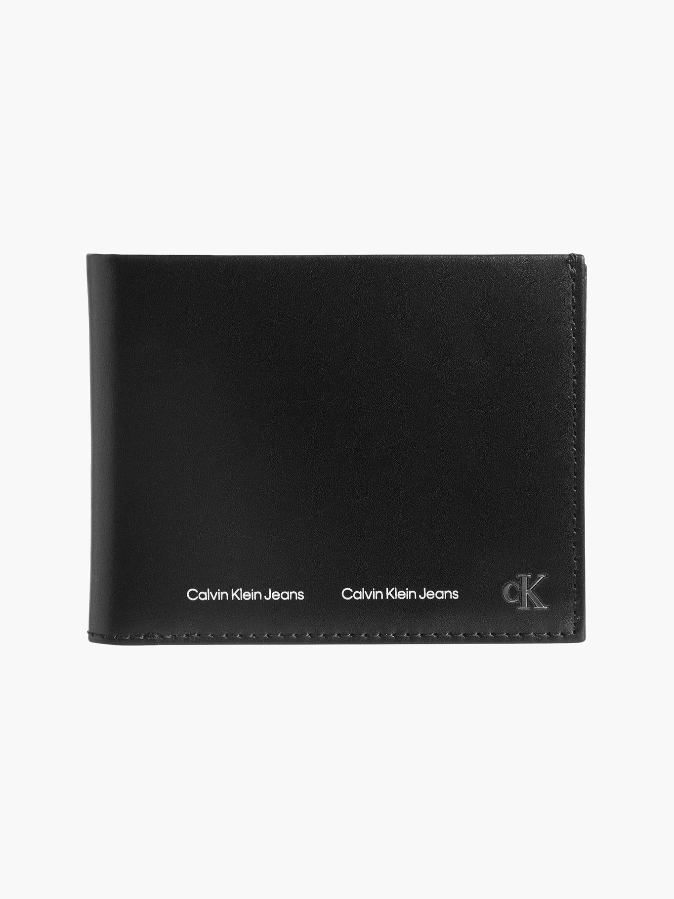 Billetera CKJ Logo Stripe XL Negro Calvin Klein-0