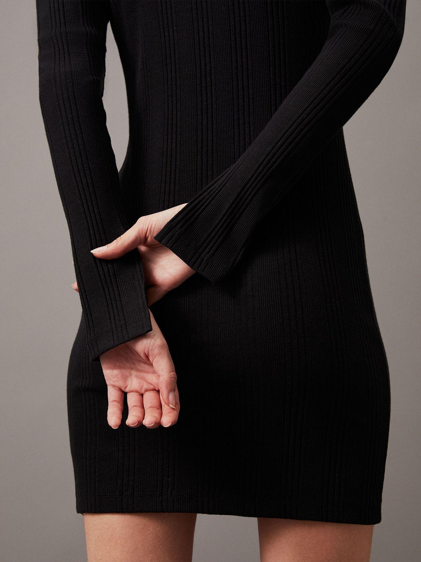 Vestido Variegtaed Negro Calvin Klein-2