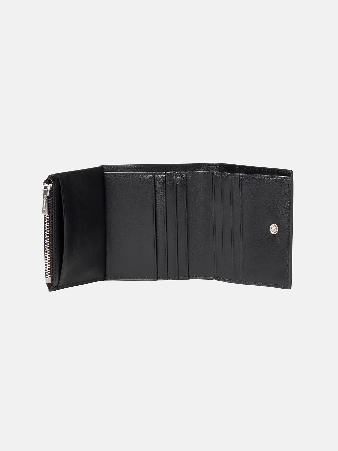 Billetera Slim Trifold con Monedero Negro Calvin Klein-2