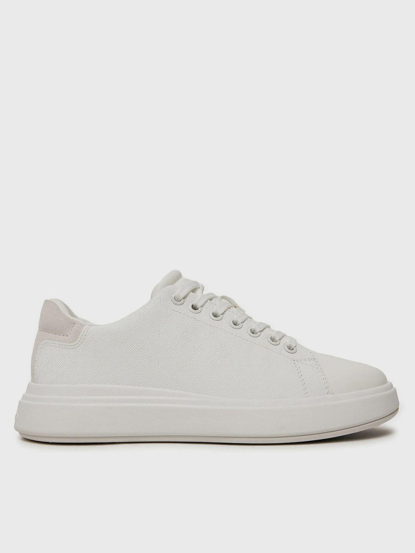 Zapatillas cupsole con monograma Blanco Calvin Klein-4
