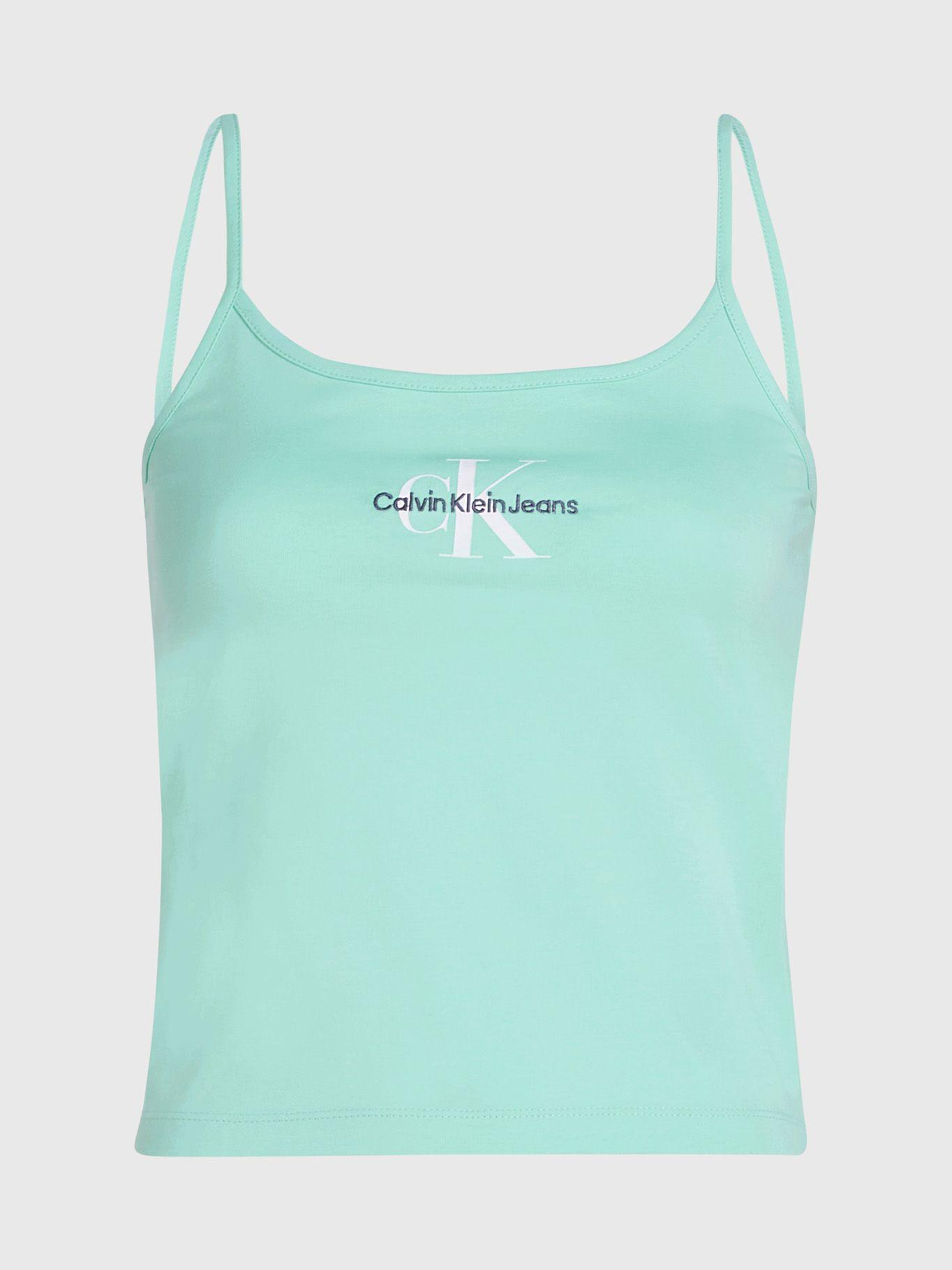 Polera Monologo Strappy Verde Calvin Klein-4