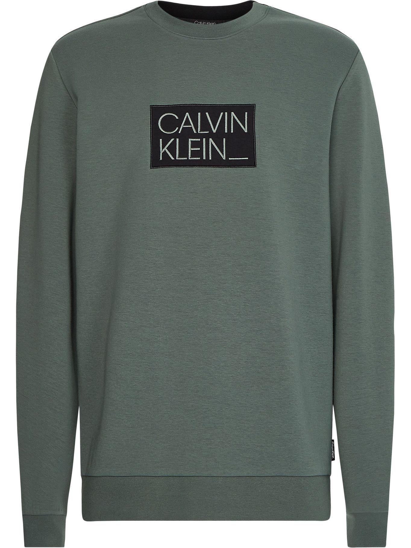 Polerón Interlock Verde Calvin Klein-0