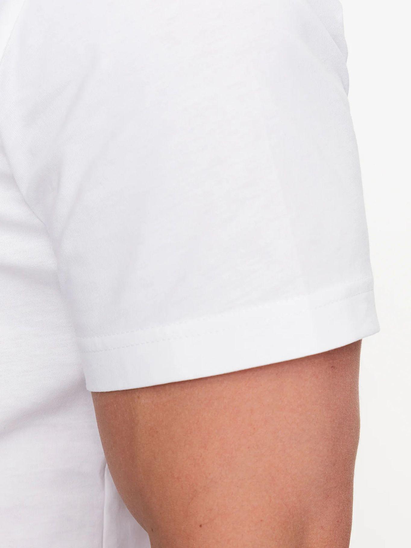 Polera Small Center Box  Blanco Calvin Klein-4