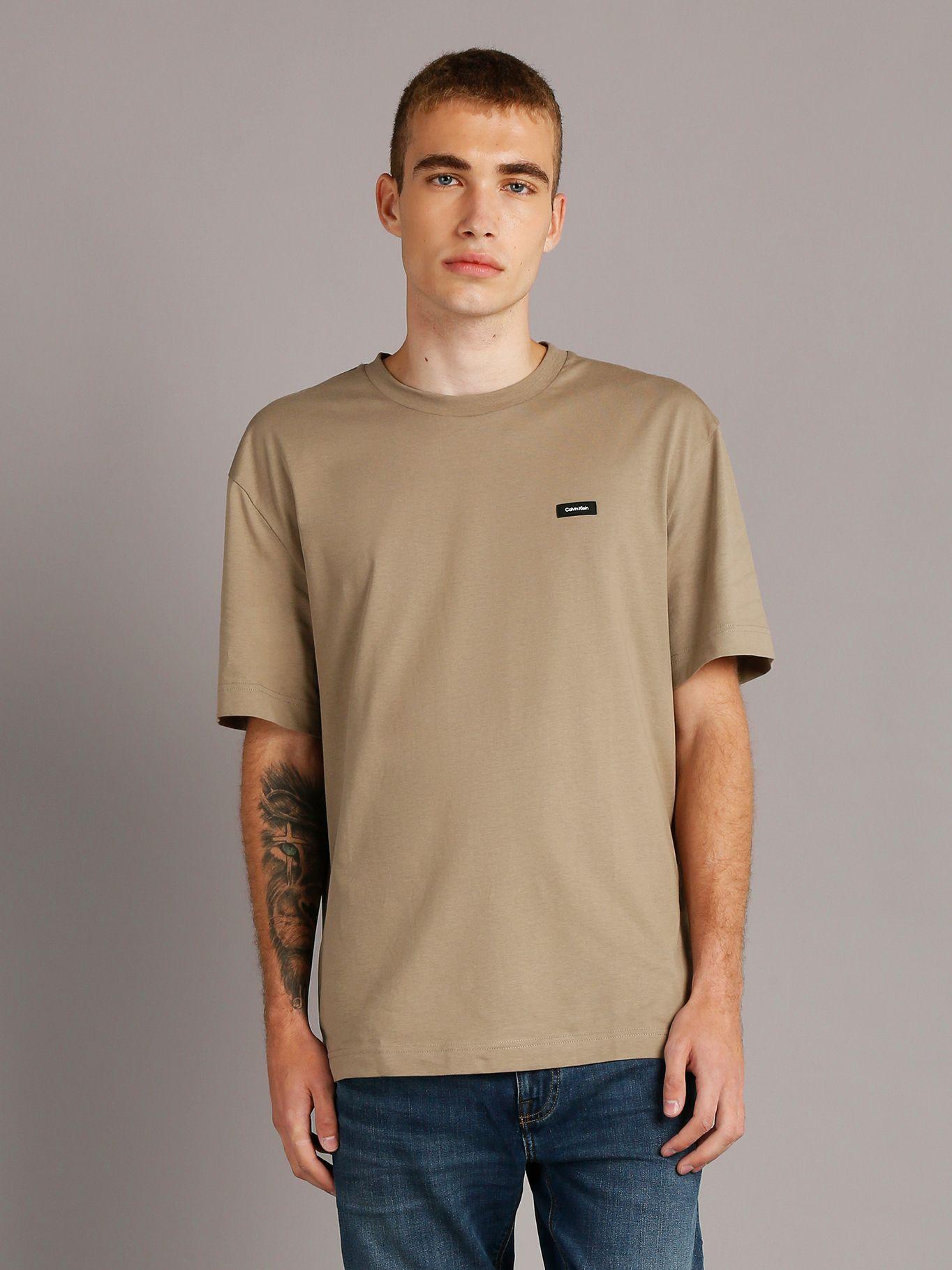 Polera Comfort Cotton Beige Calvin Klein-0
