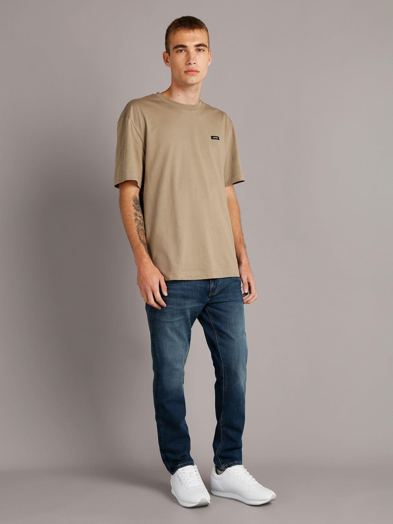Polera Comfort Cotton Beige Calvin Klein-1