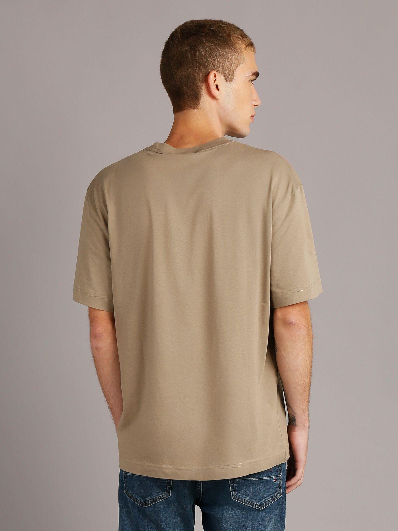 Polera Comfort Cotton Beige Calvin Klein-3
