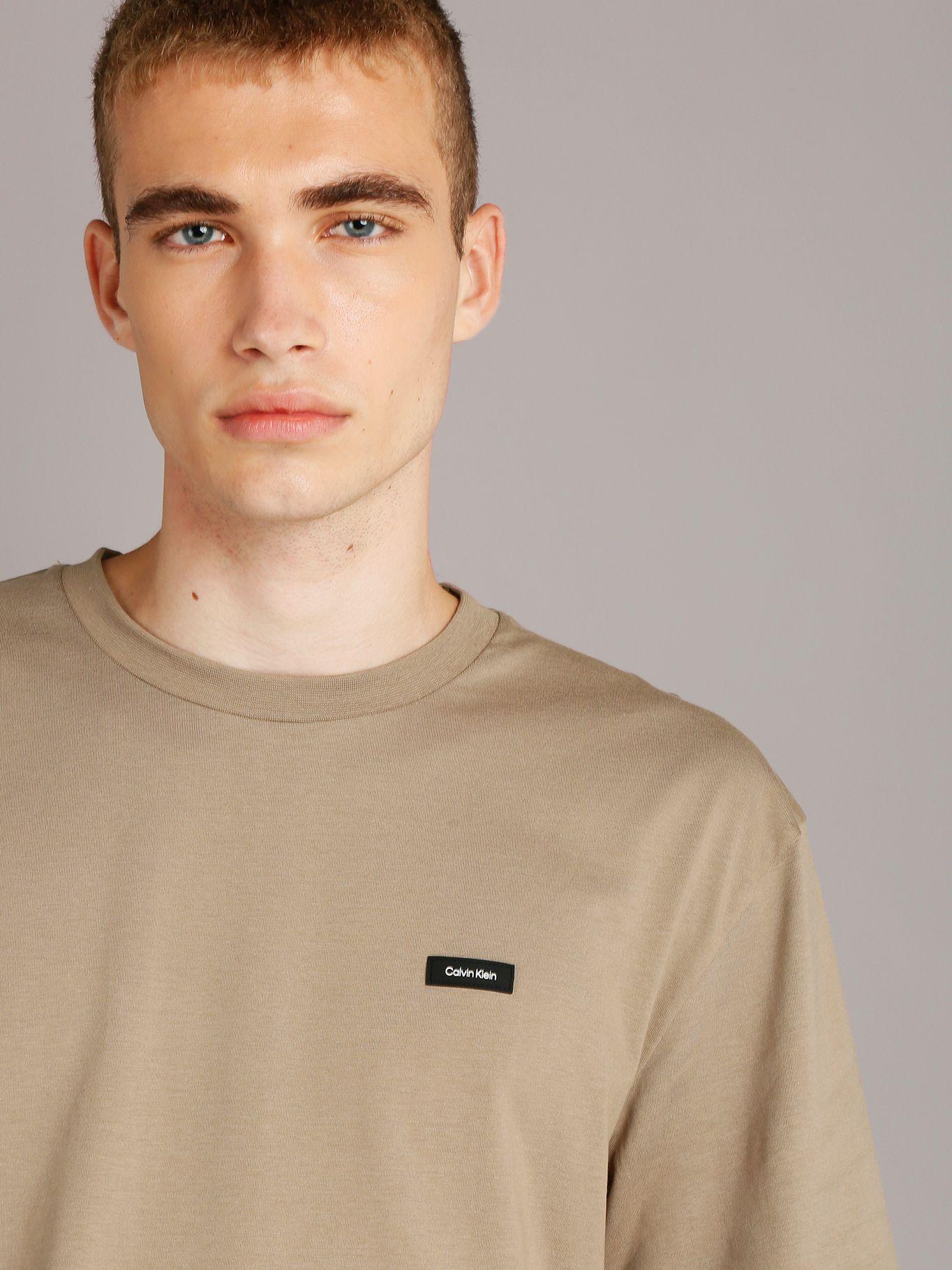 Polera Comfort Cotton Beige Calvin Klein-4