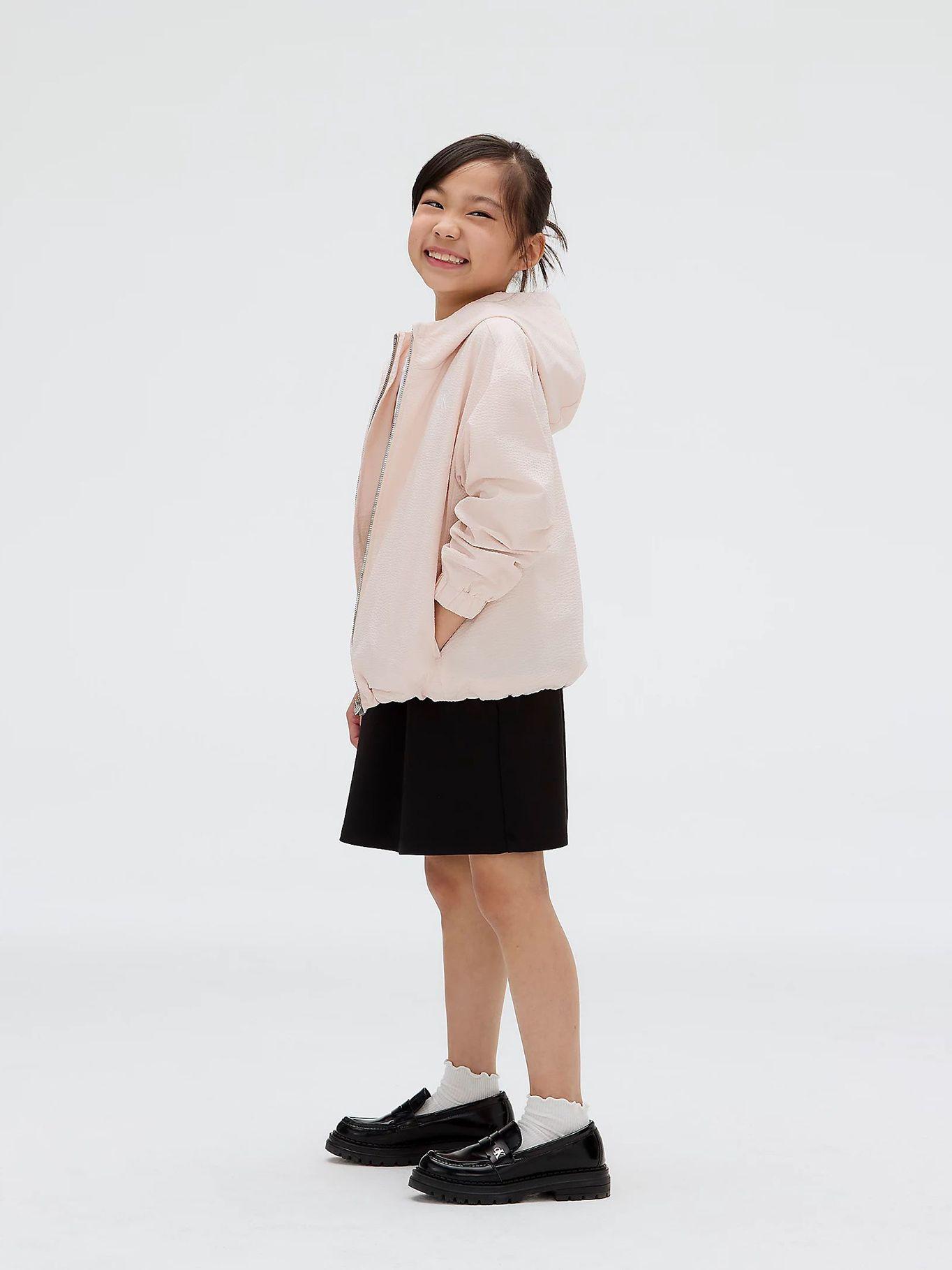 Falda Niña Logo Flare Negro Calvin Klein-4