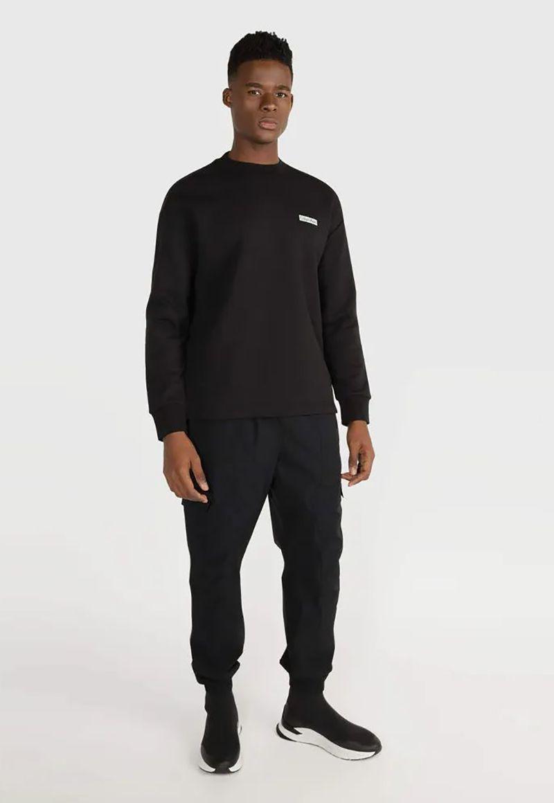 Polerón Back Print  Negro Calvin Klein-1