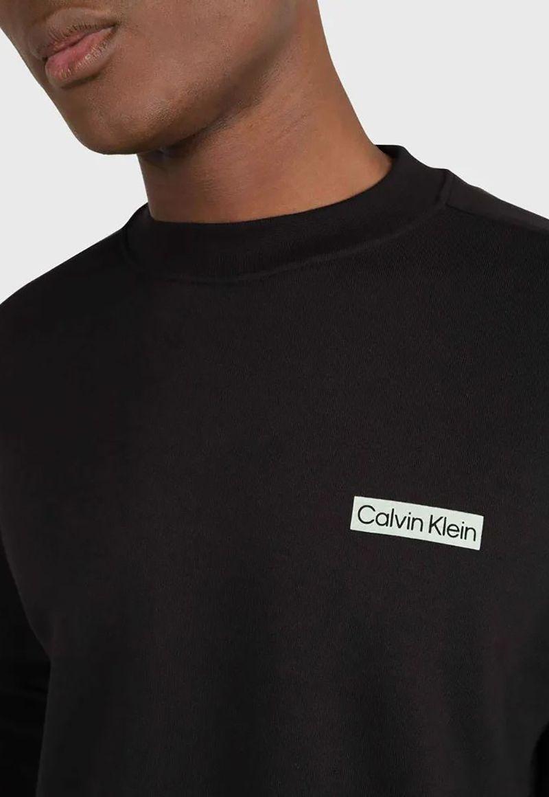 Polerón Back Print  Negro Calvin Klein-3