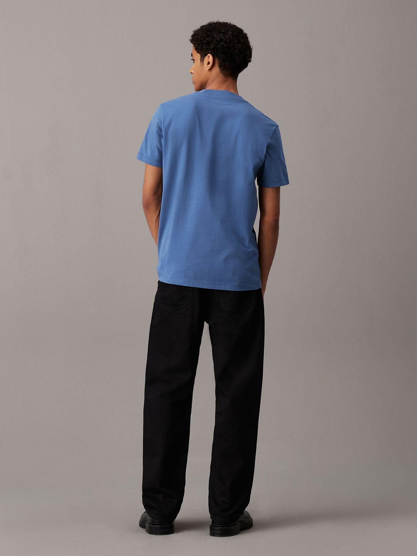 Polera Heavy Regular Azul Calvin Klein-2
