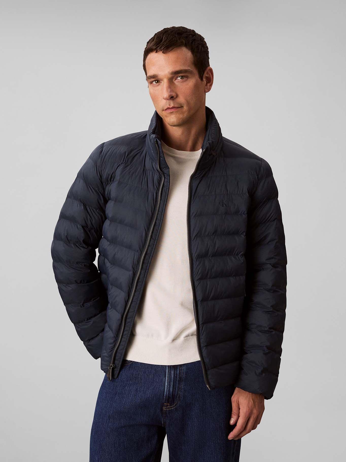 Parka Puffer y Cierre de Cremallera Azul Calvin Klein-0