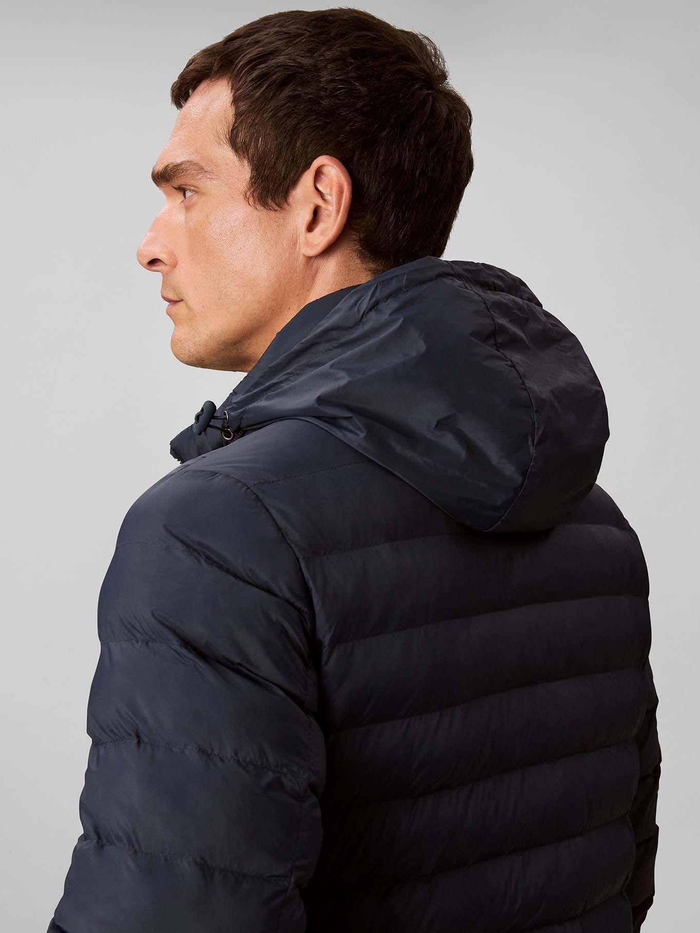 Parka Puffer y Cierre de Cremallera Azul Calvin Klein-3