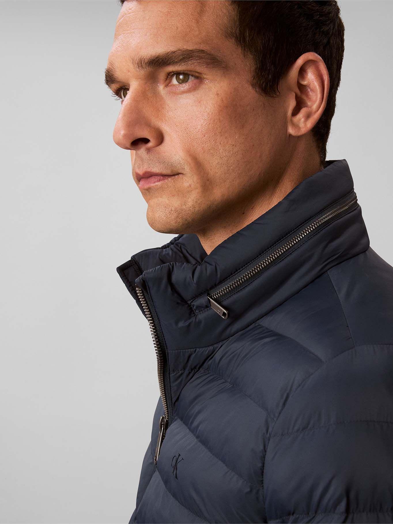 Parka Puffer y Cierre de Cremallera Azul Calvin Klein-4