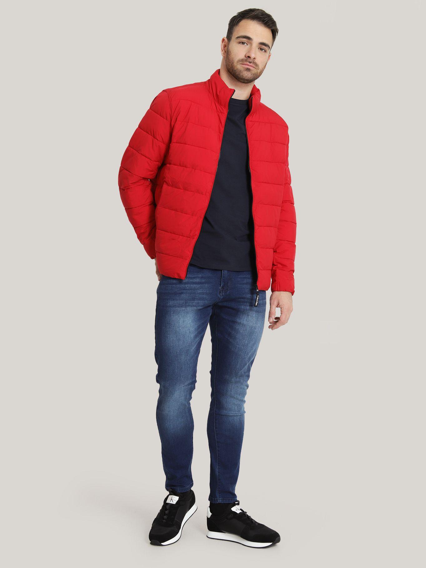 Parka Pufer Stretch DRE Rojo Calvin Klein-1