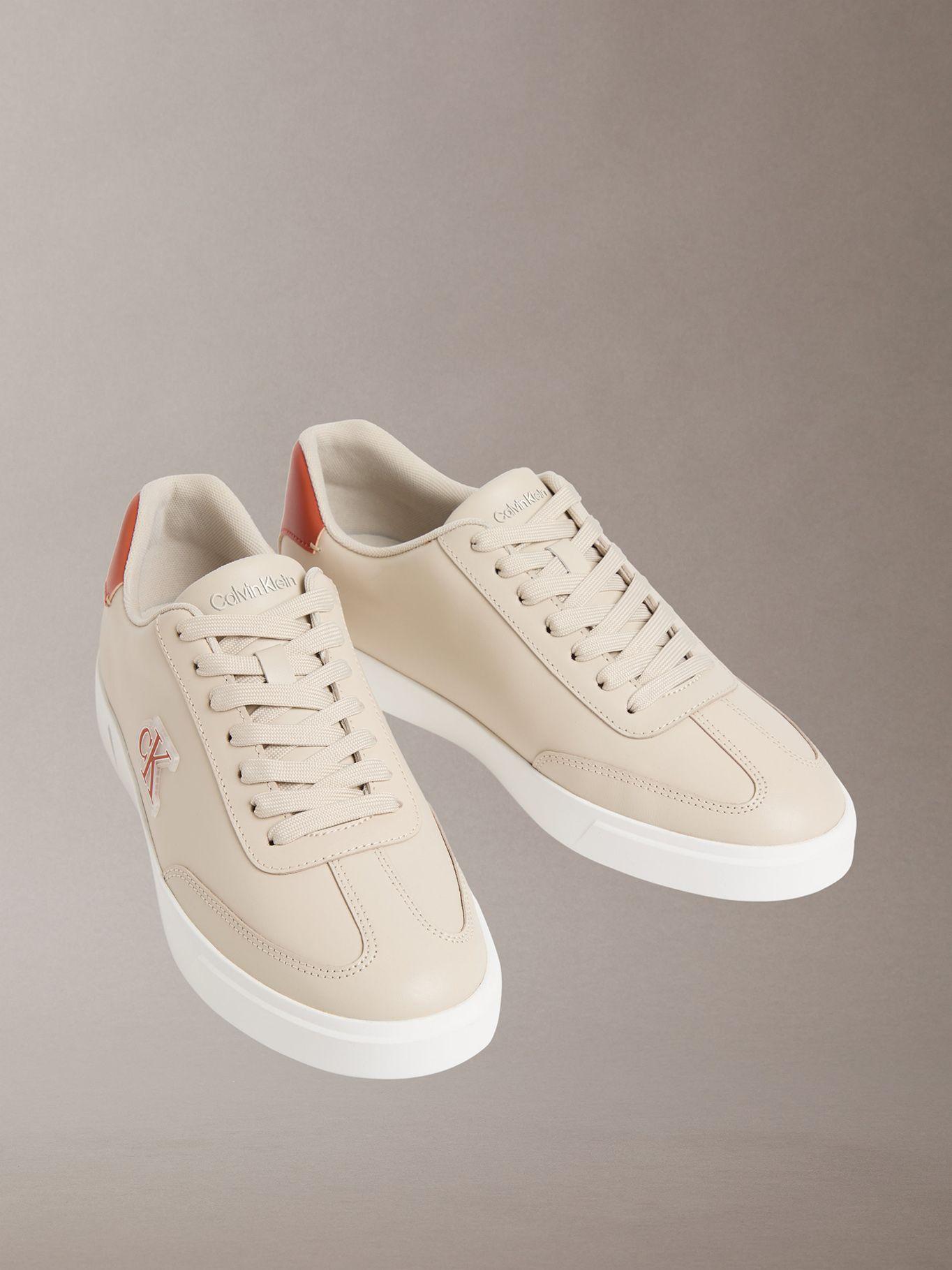 Zapatillas Signature Logo Crema Calvin Klein-0