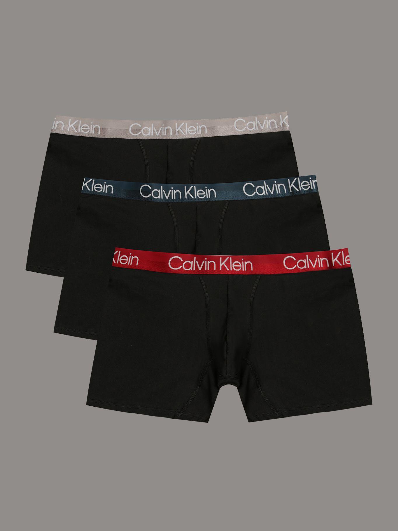 Pack 3 Bóxers Brief Modern Structure Negro Calvin Klein-0