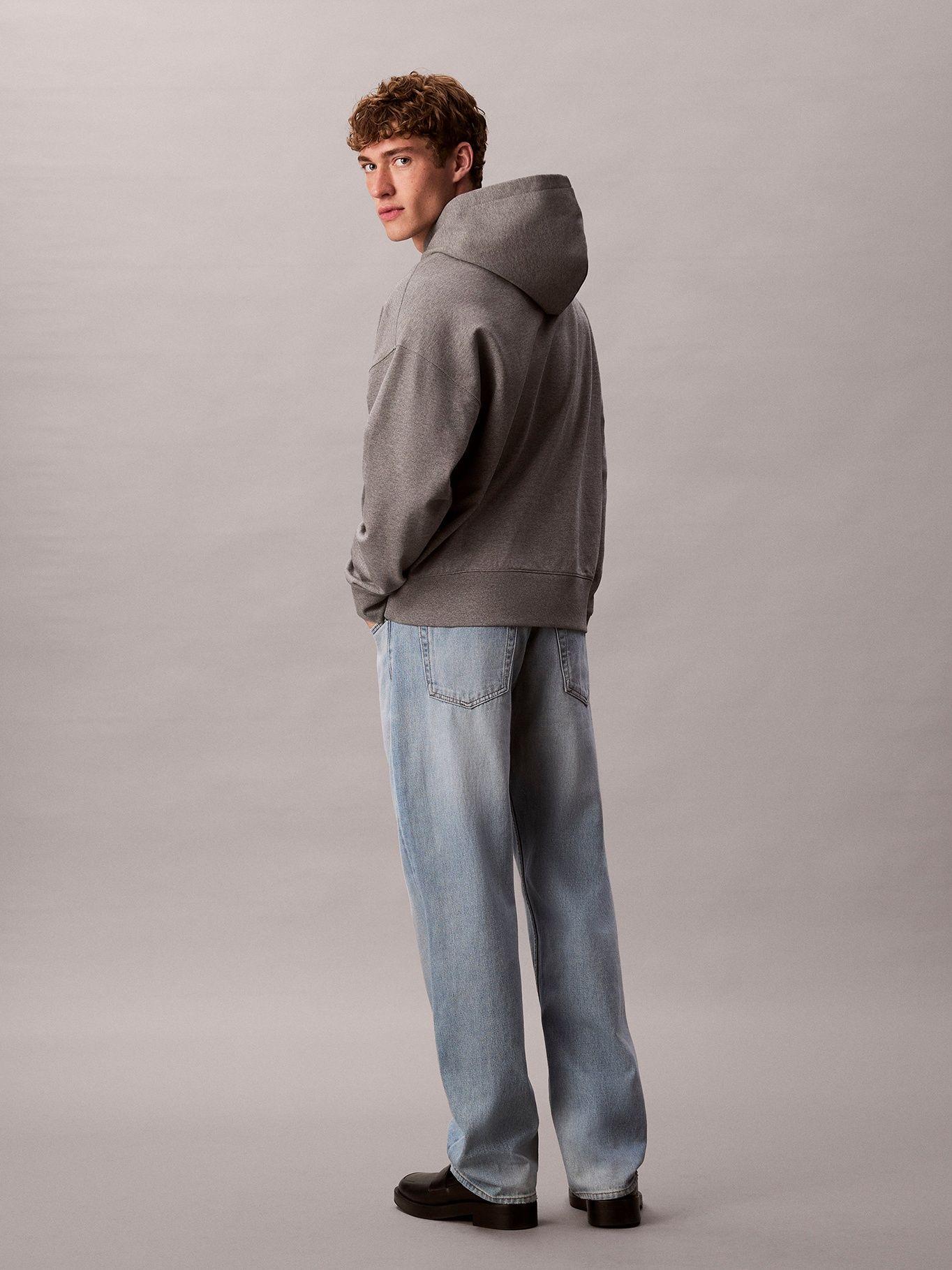 Sweater de Felpa Premium Gris Calvin Klein-2