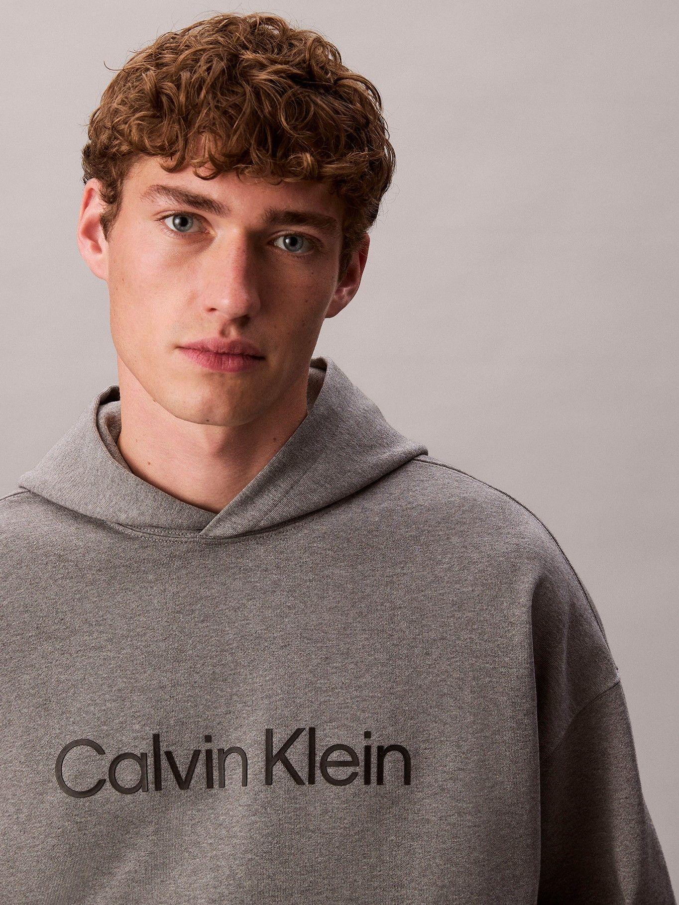 Sweater de Felpa Premium Gris Calvin Klein-5
