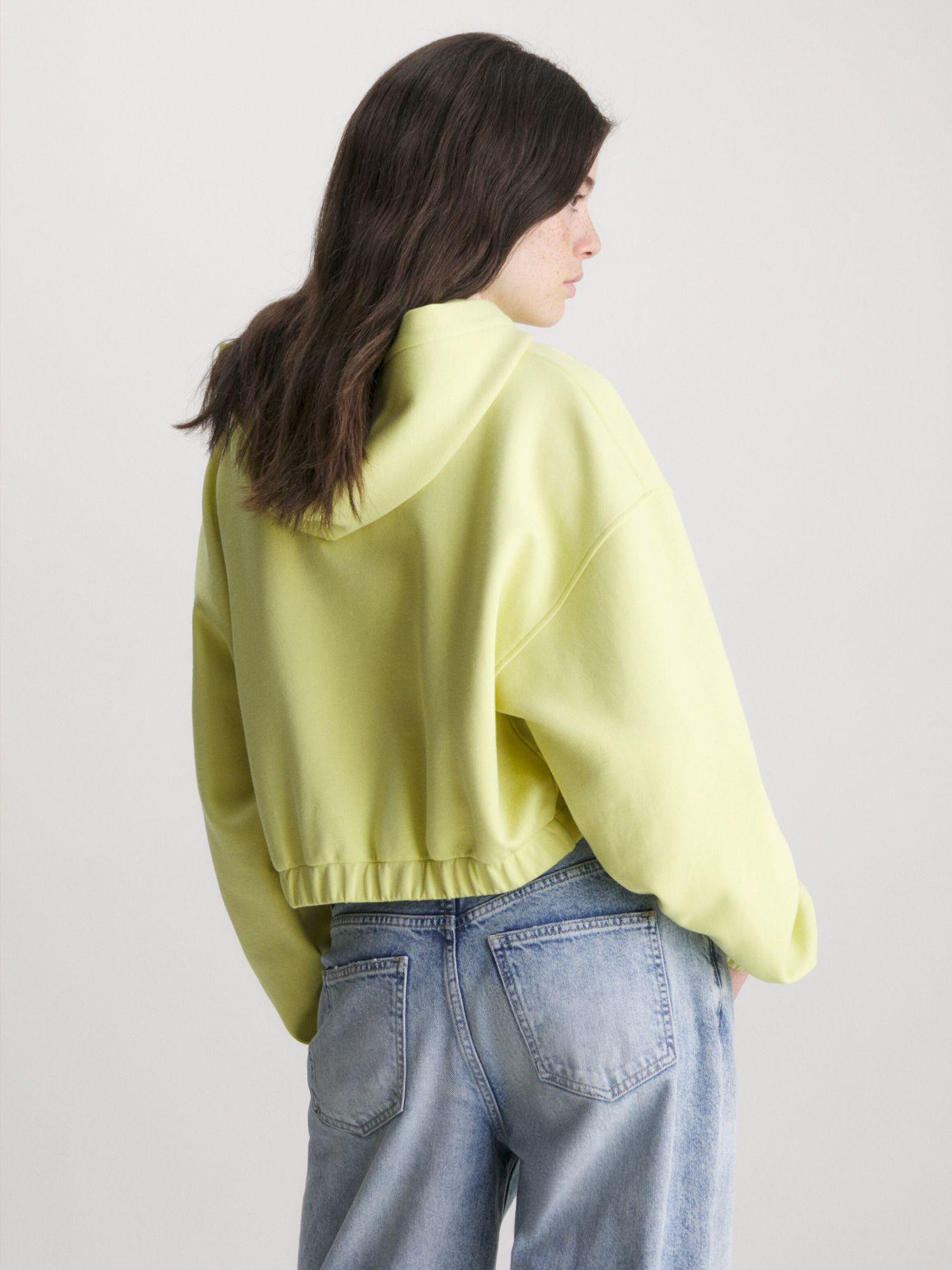 Polerón con Gorro Gathered  Verde Calvin Klein-2