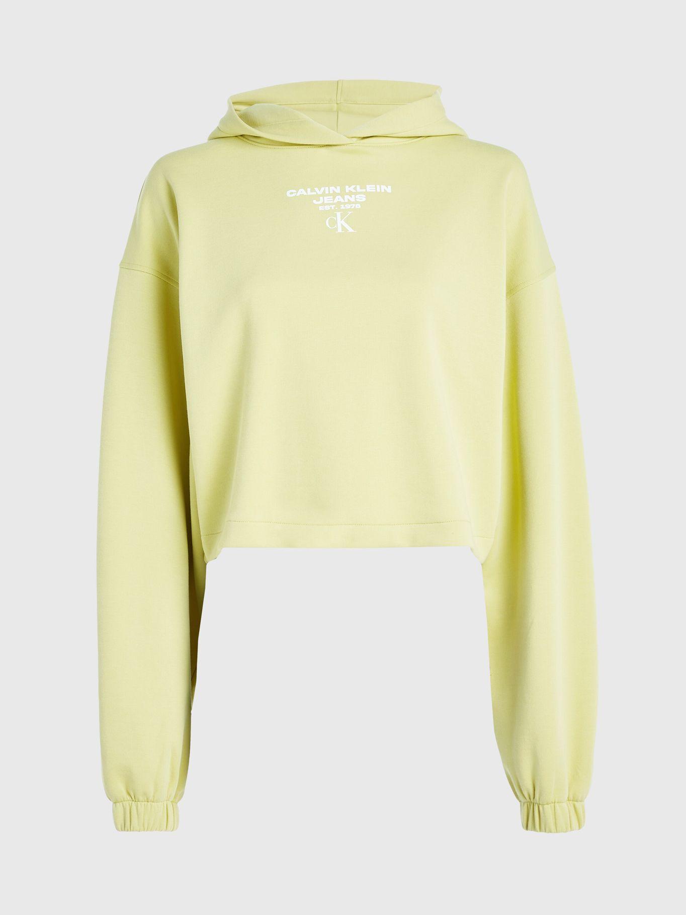 Polerón con Gorro Gathered  Verde Calvin Klein-4