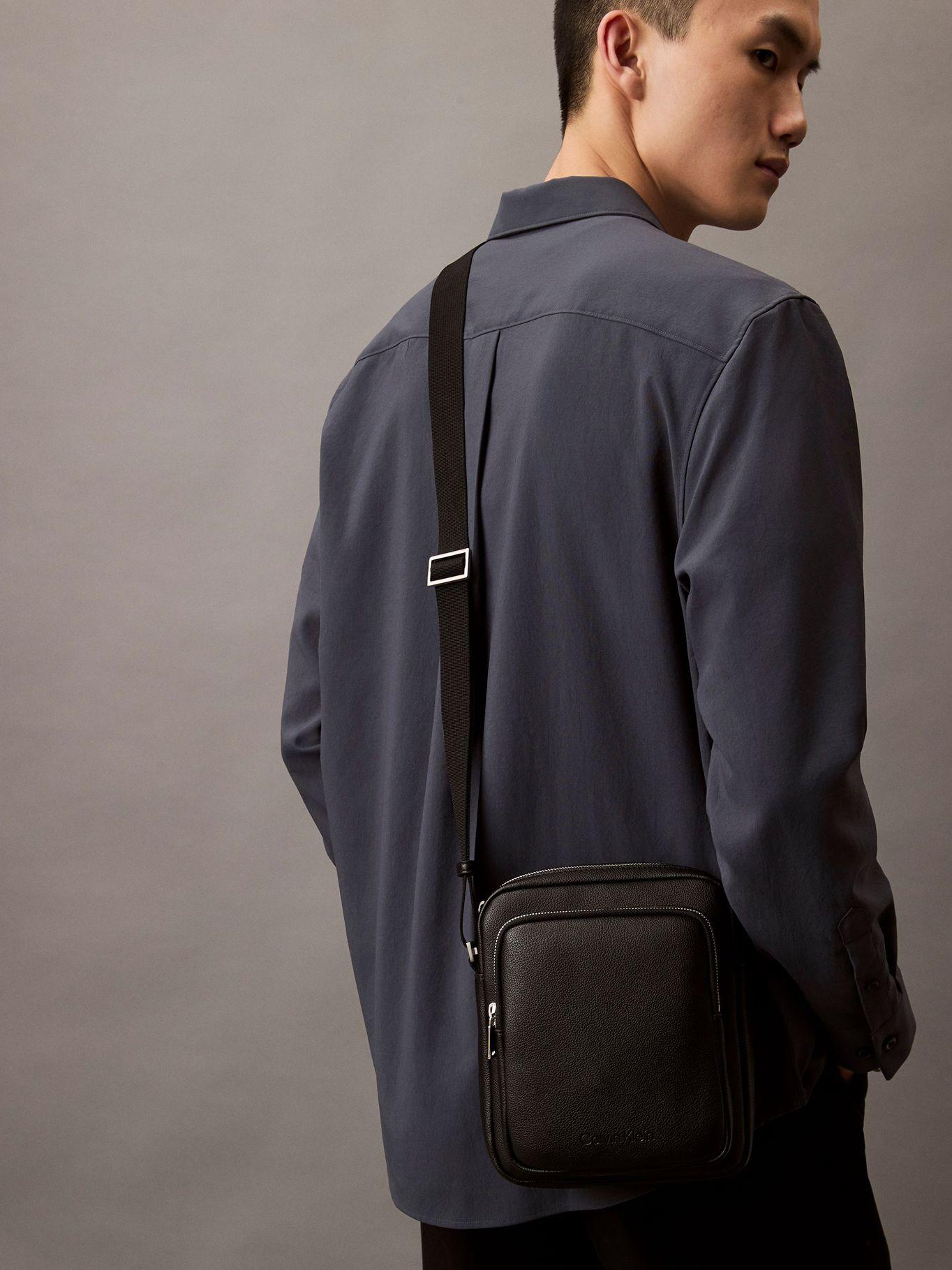 Bolso Bandolera Micro Pebble Negro Calvin Klein-3