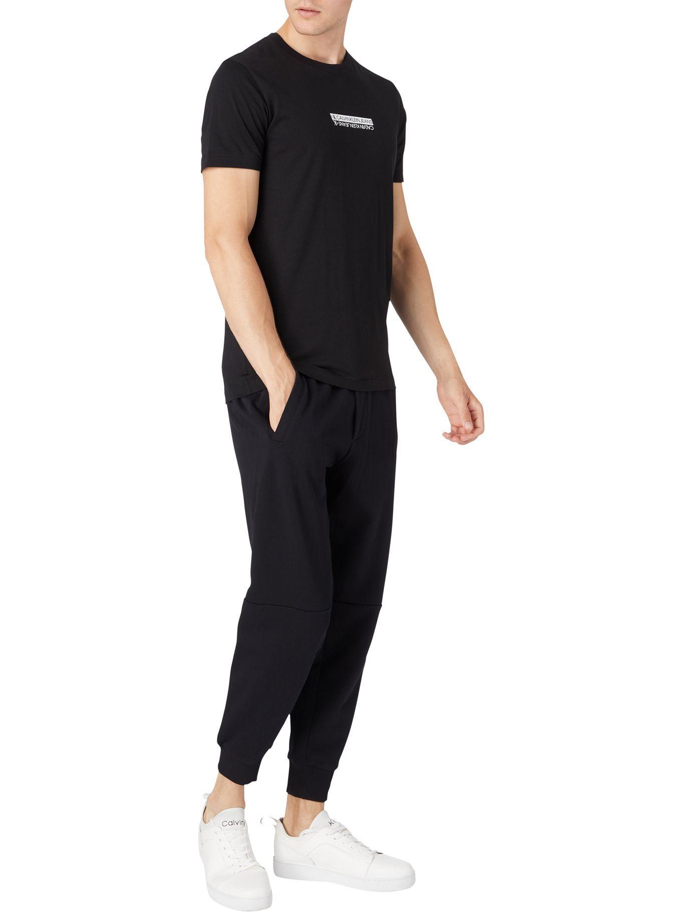 Polera Mirror Logo Slim Fit Tee Negro Calvin Klein-2