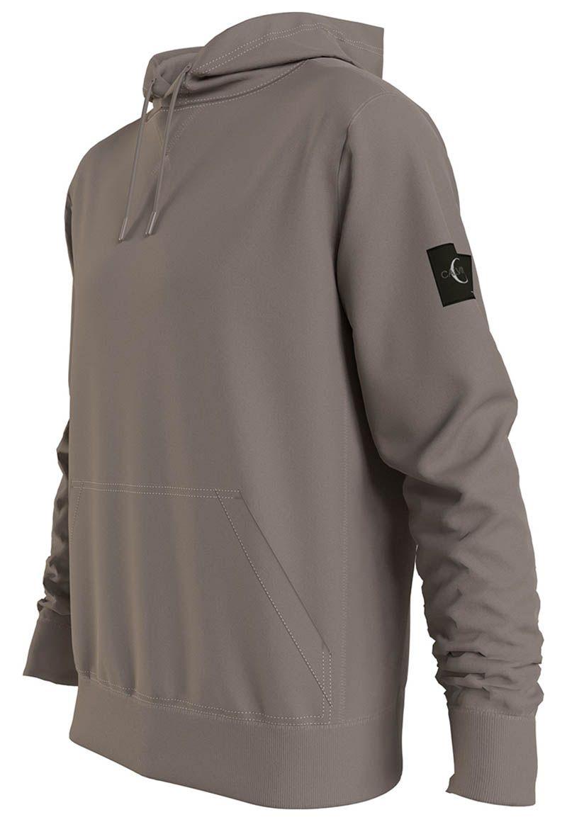 Hoodie Monogram Badge 036 Gris Calvin Klein-2