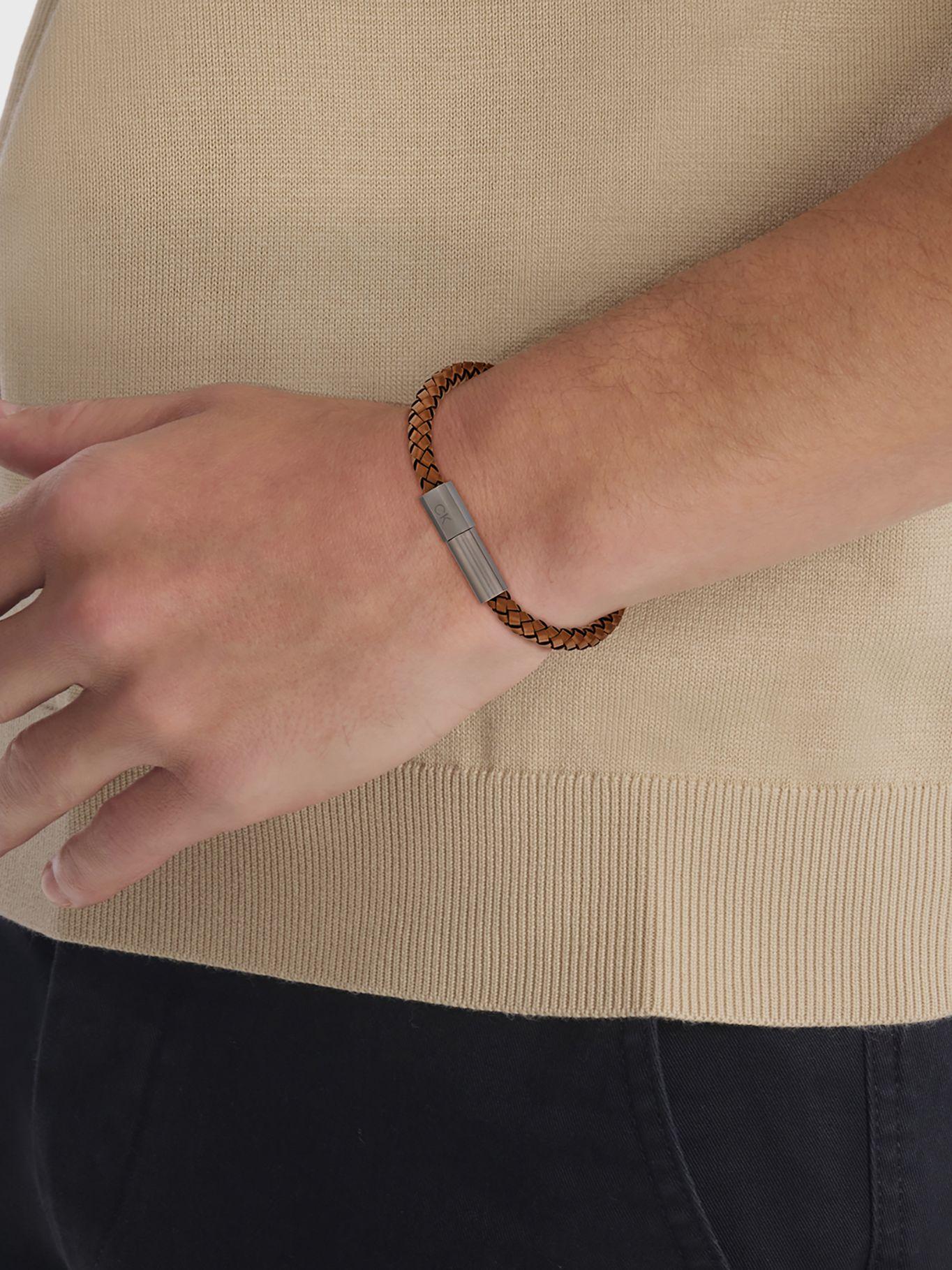 Pulsera Modern Braided Café Calvin Klein-2