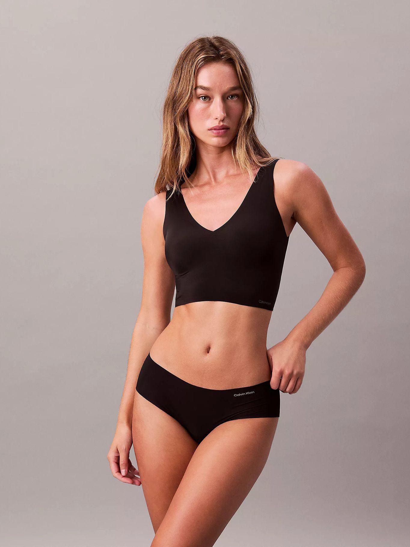 Bralette Lined Invisibles Confort Negro Calvin Klein-0