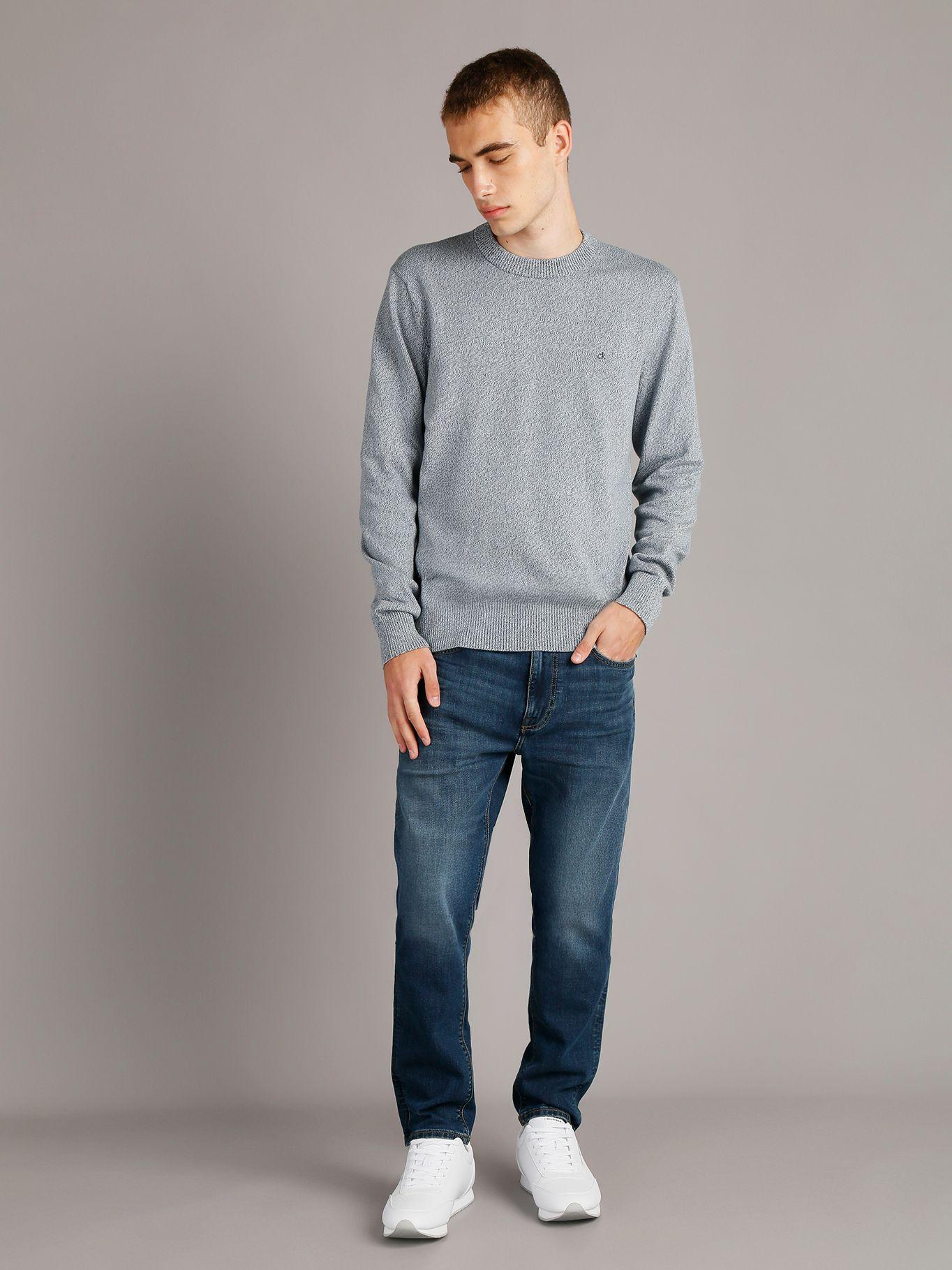 Sweater Mouline Gris Calvin Klein-1
