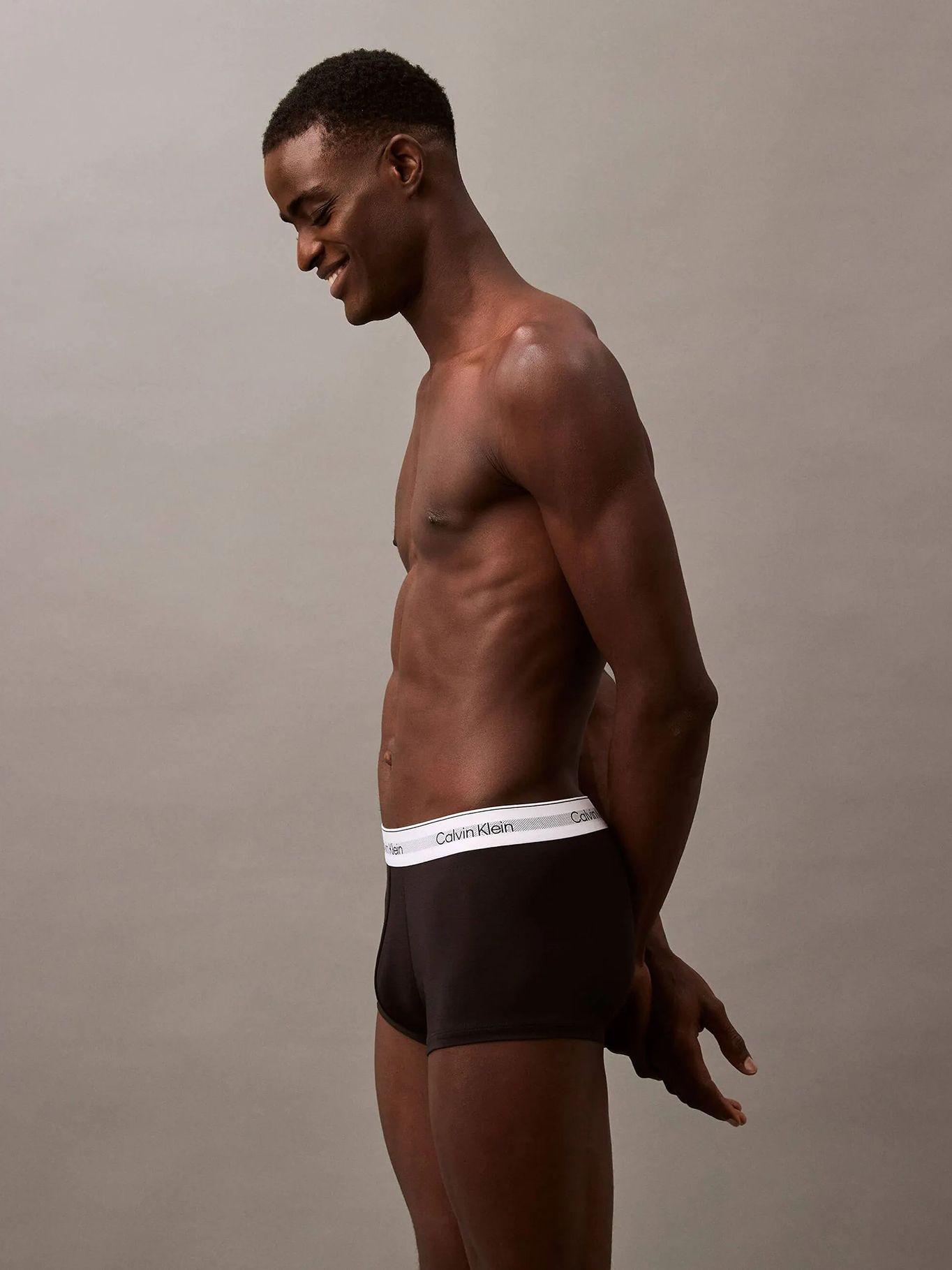 Pack 3 Bóxers Low Trunk Modern Air Negro Calvin Klein-4