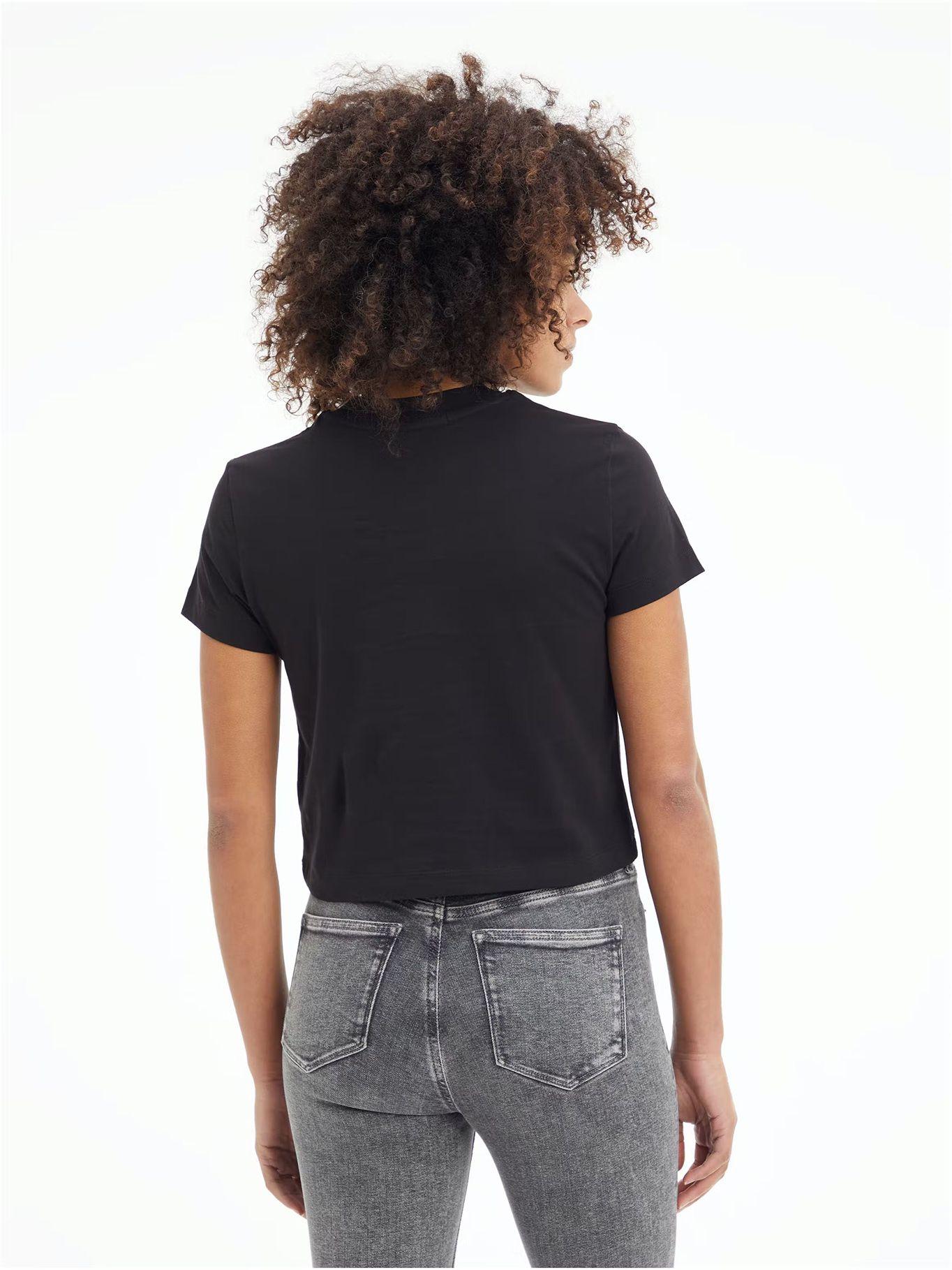 Polera Spray Monologo Negro Calvin Klein-1