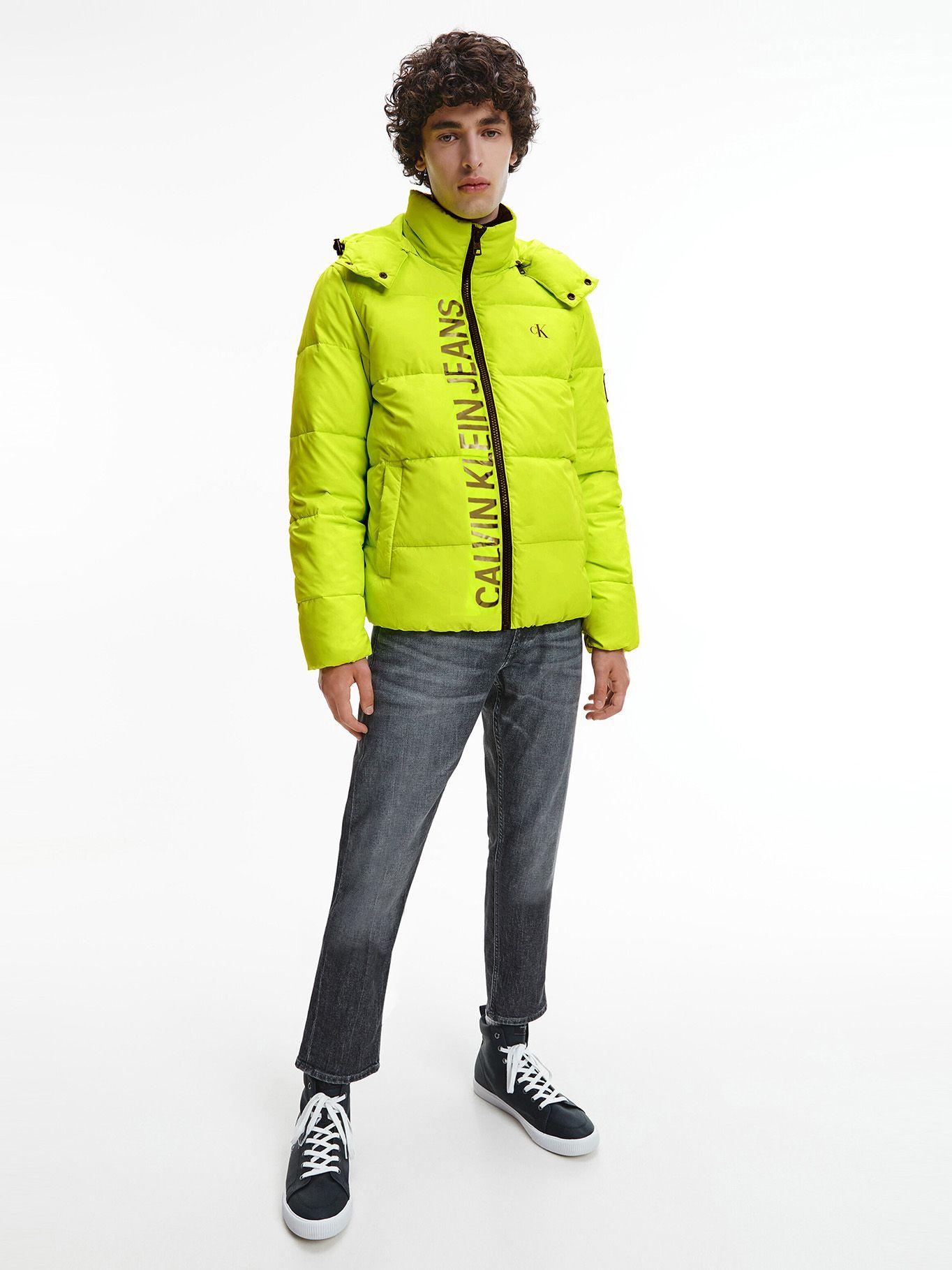 Parka Essentials Non Down Verde Calvin Klein-1