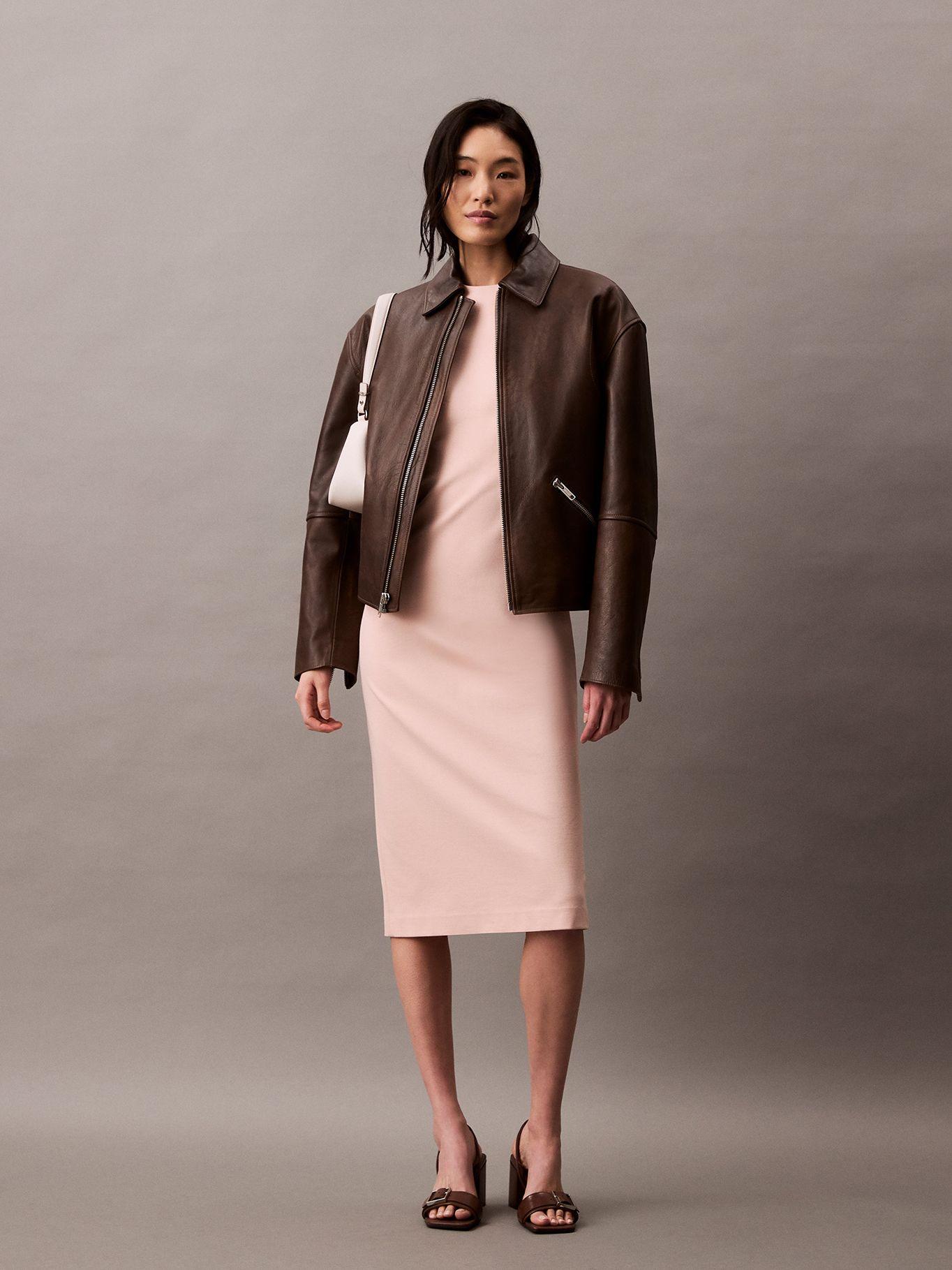 Vestido Straight Rosado Calvin Klein-1