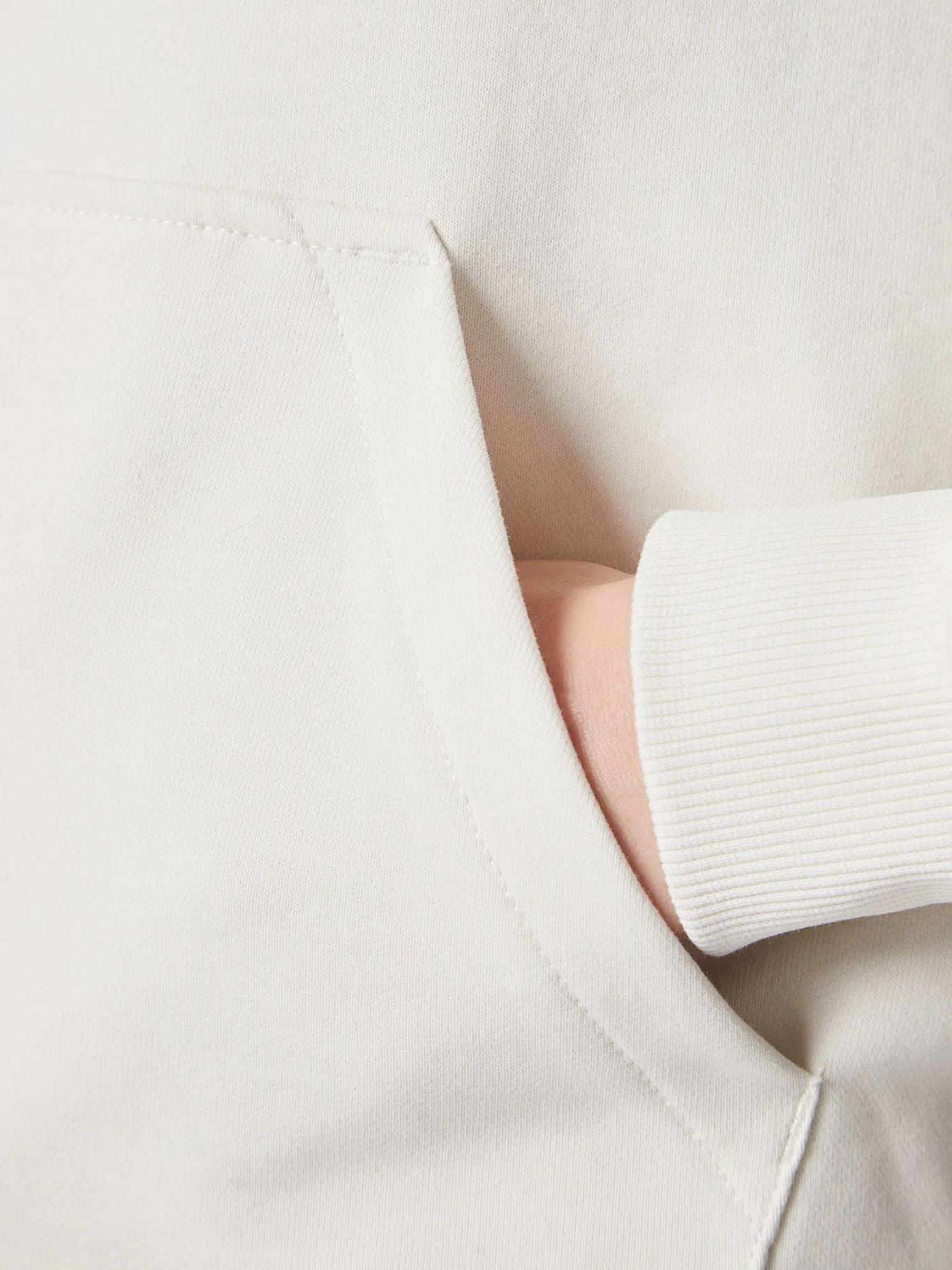 Sudadera con capucha y monograma Blanco Calvin Klein J20J220434-YBI-4