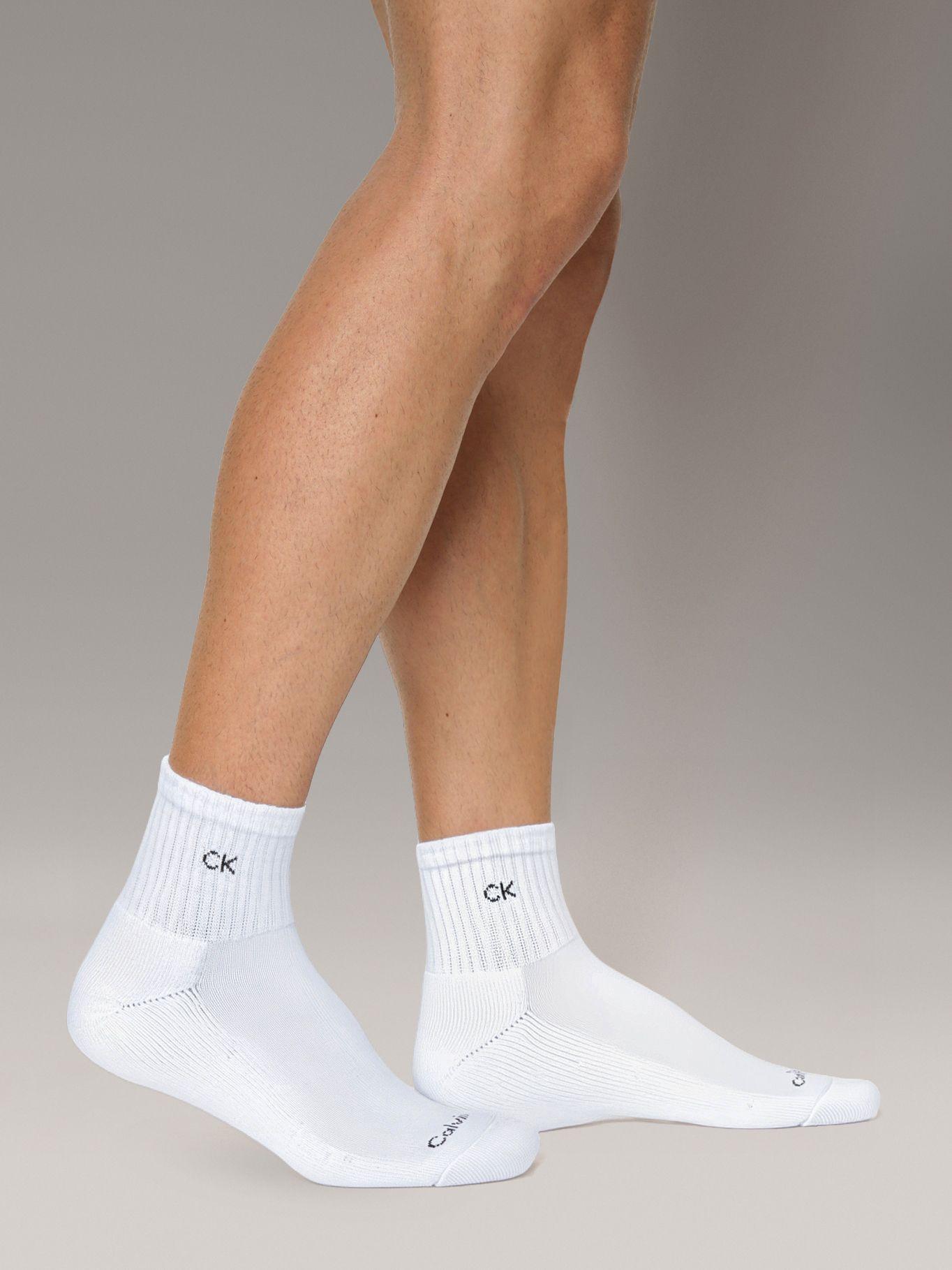 Pack de 6 Calcetines Tobilleros Blanco Calvin Klein-1