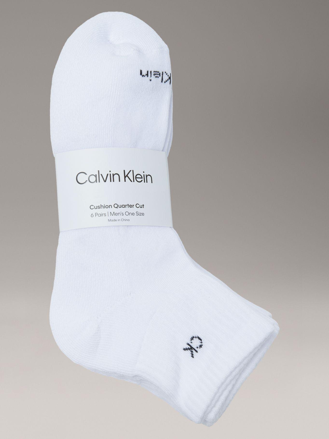 Pack de 6 Calcetines Tobilleros Blanco Calvin Klein-2