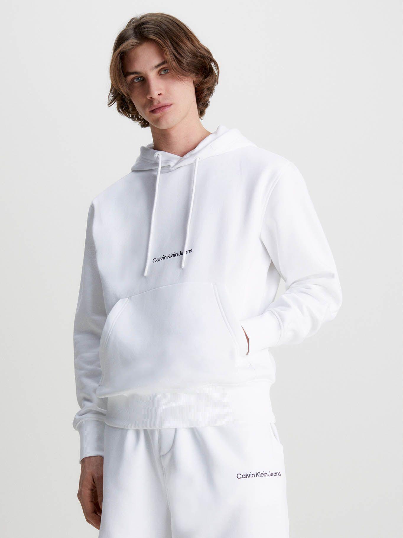 Sudadera con capucha y logo Blanco Calvin Klein J30J322894-YAF-0