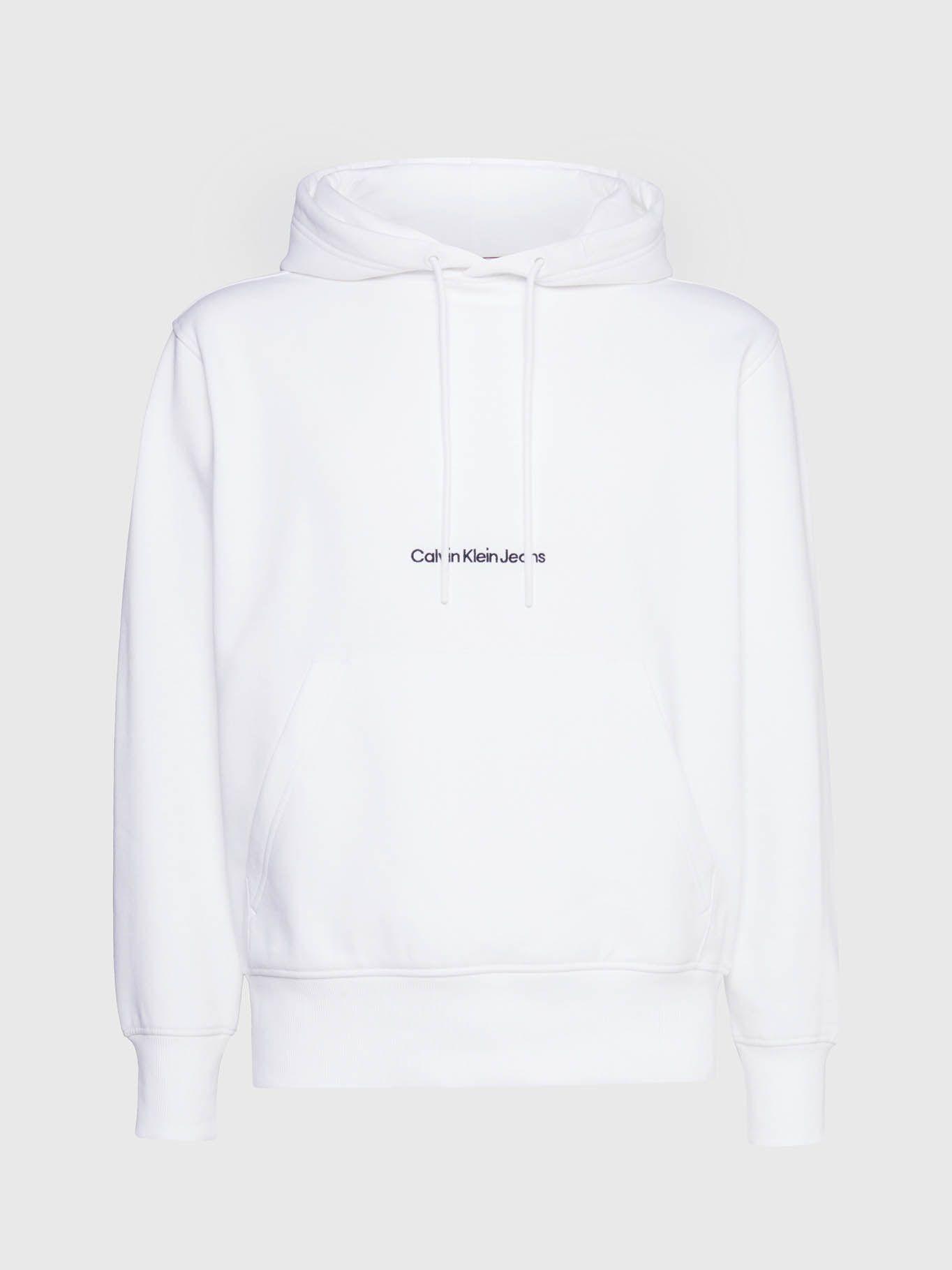 Sudadera con capucha y logo Blanco Calvin Klein J30J322894-YAF-5