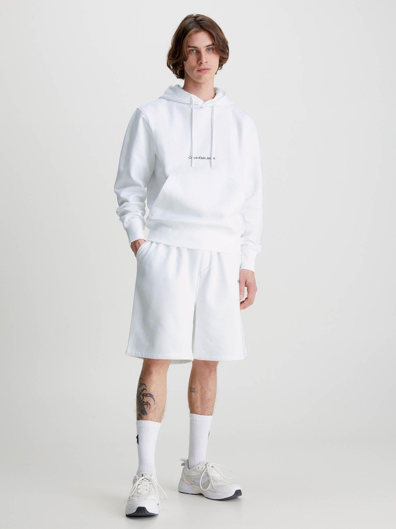 Sudadera con capucha y logo Blanco Calvin Klein J30J322894-YAF-1