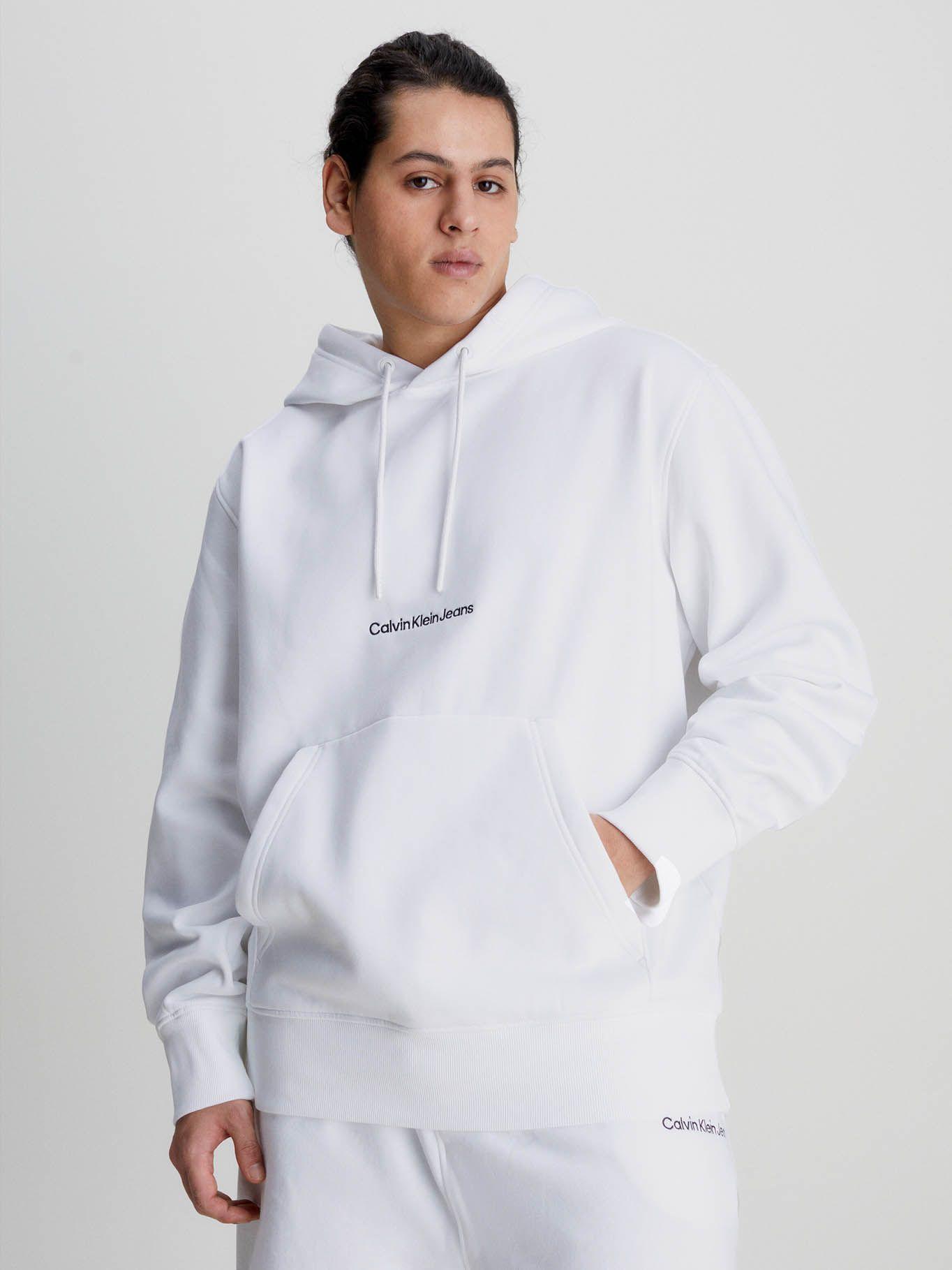 Sudadera con capucha y logo Blanco Calvin Klein J30J322894-YAF-4