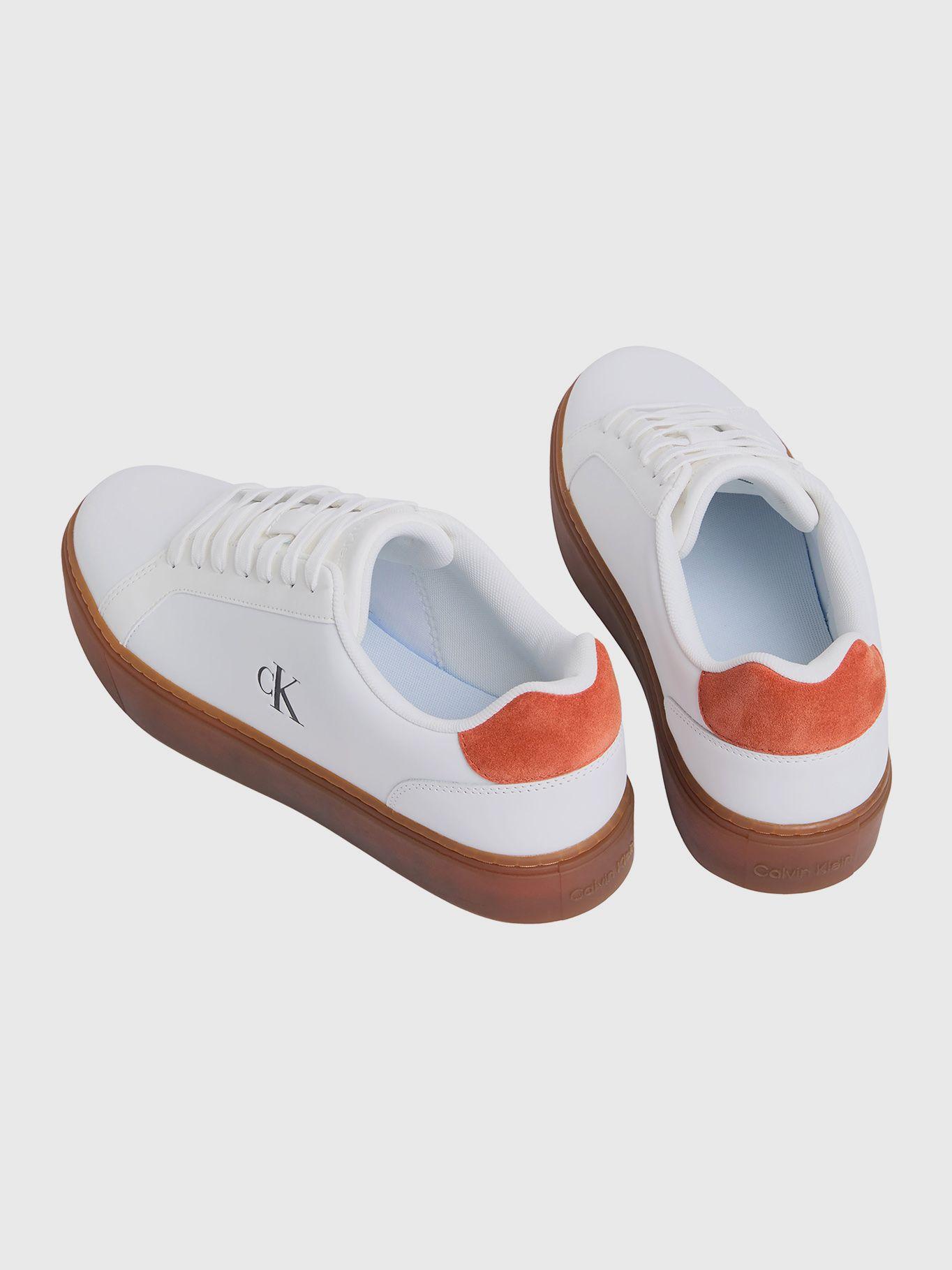Zapatillas Classic en Cuero Blanco Calvin Klein-1