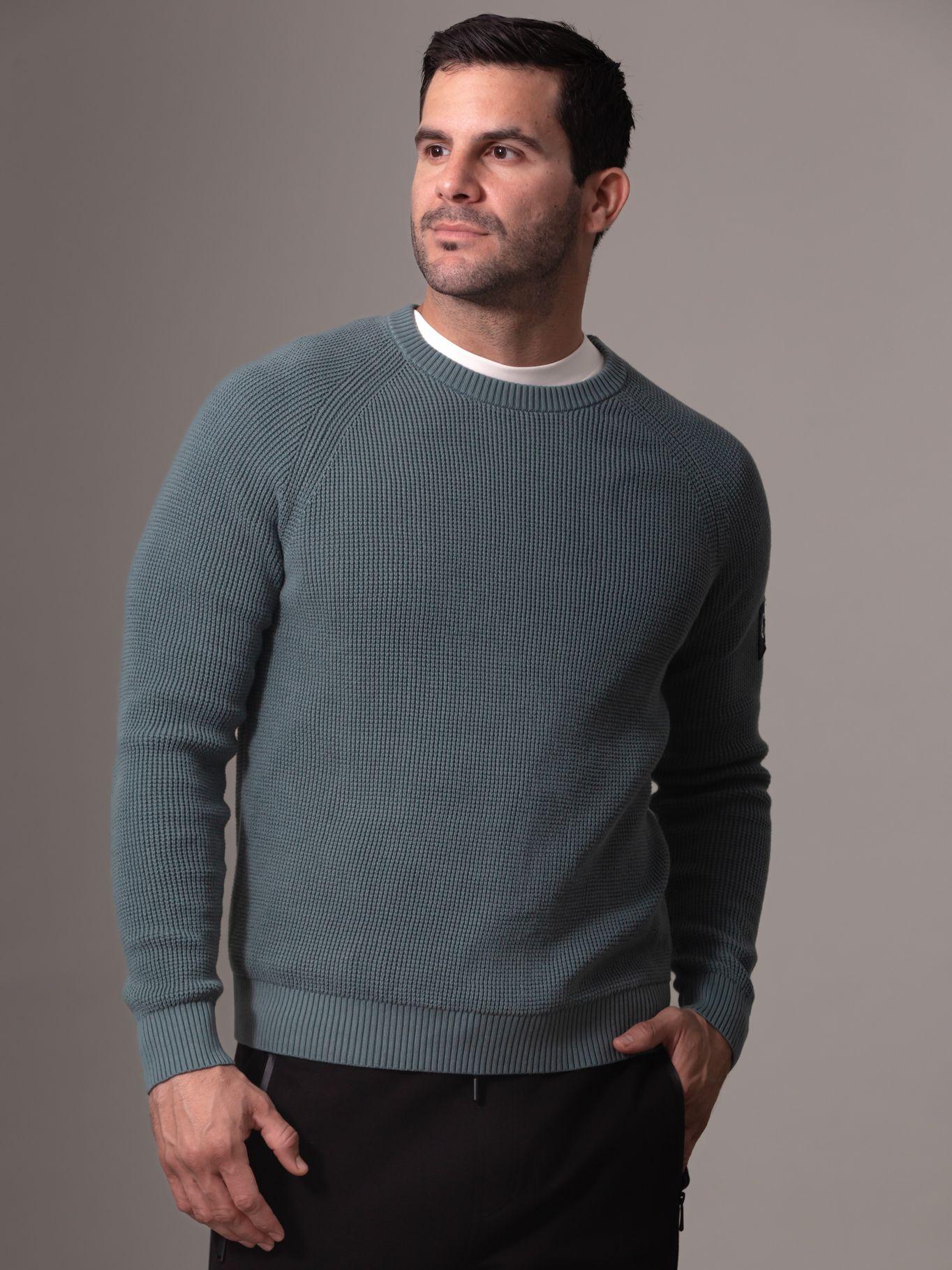 Sweater Badge Easy Sweater Verde Calvin Klein-0