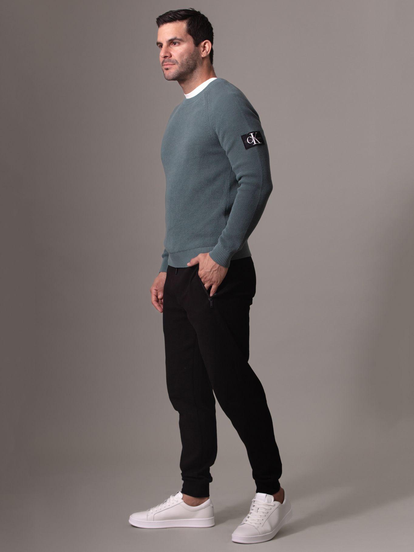 Sweater Badge Easy Sweater Verde Calvin Klein-1