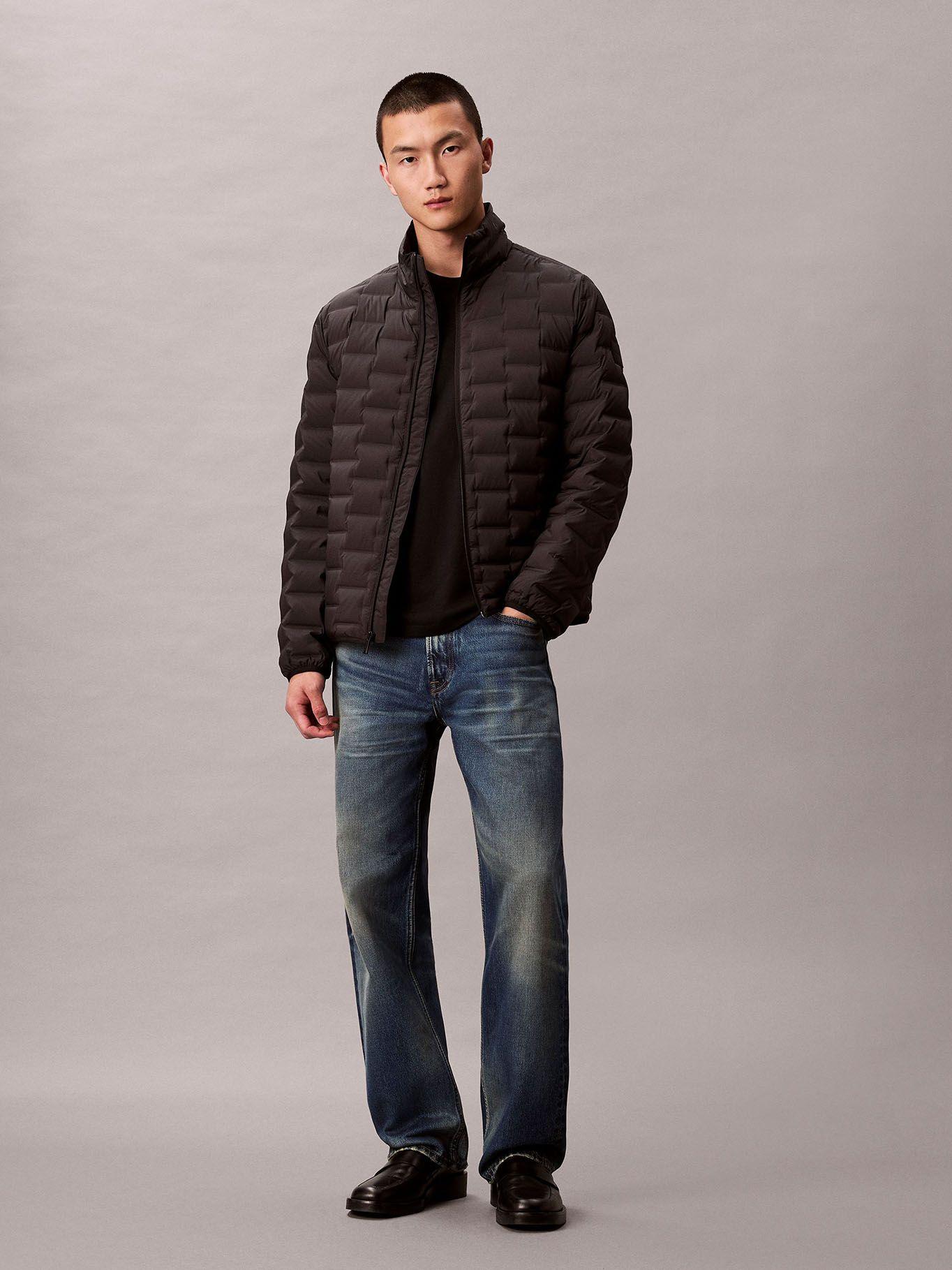 Parka Ligera Preacolchada Plegable Negro Calvin Klein-1