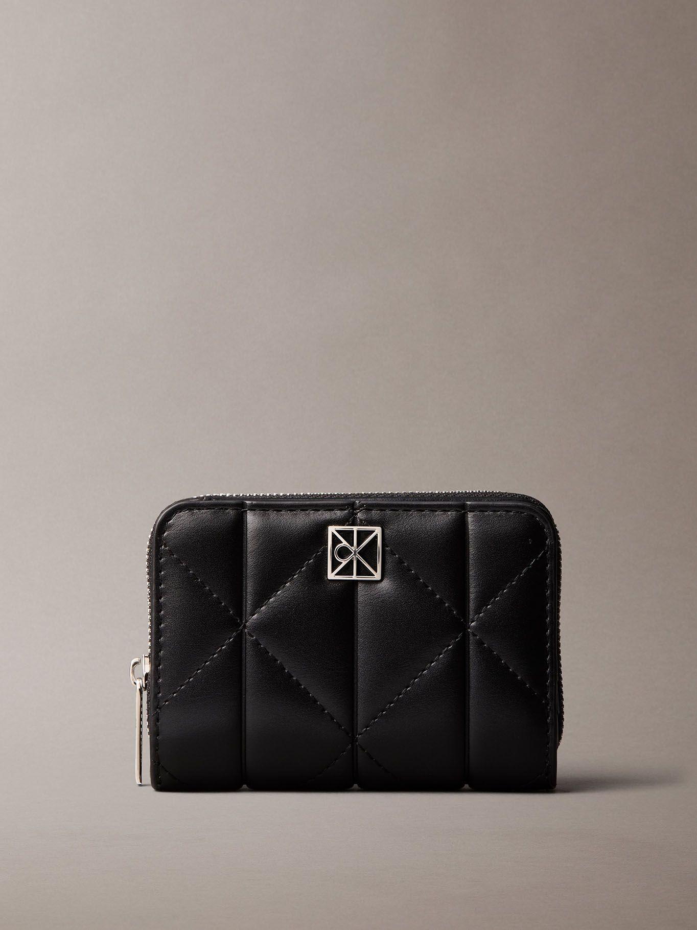 Billetera Acolchada Alrededor- Negro Calvin Klein-0