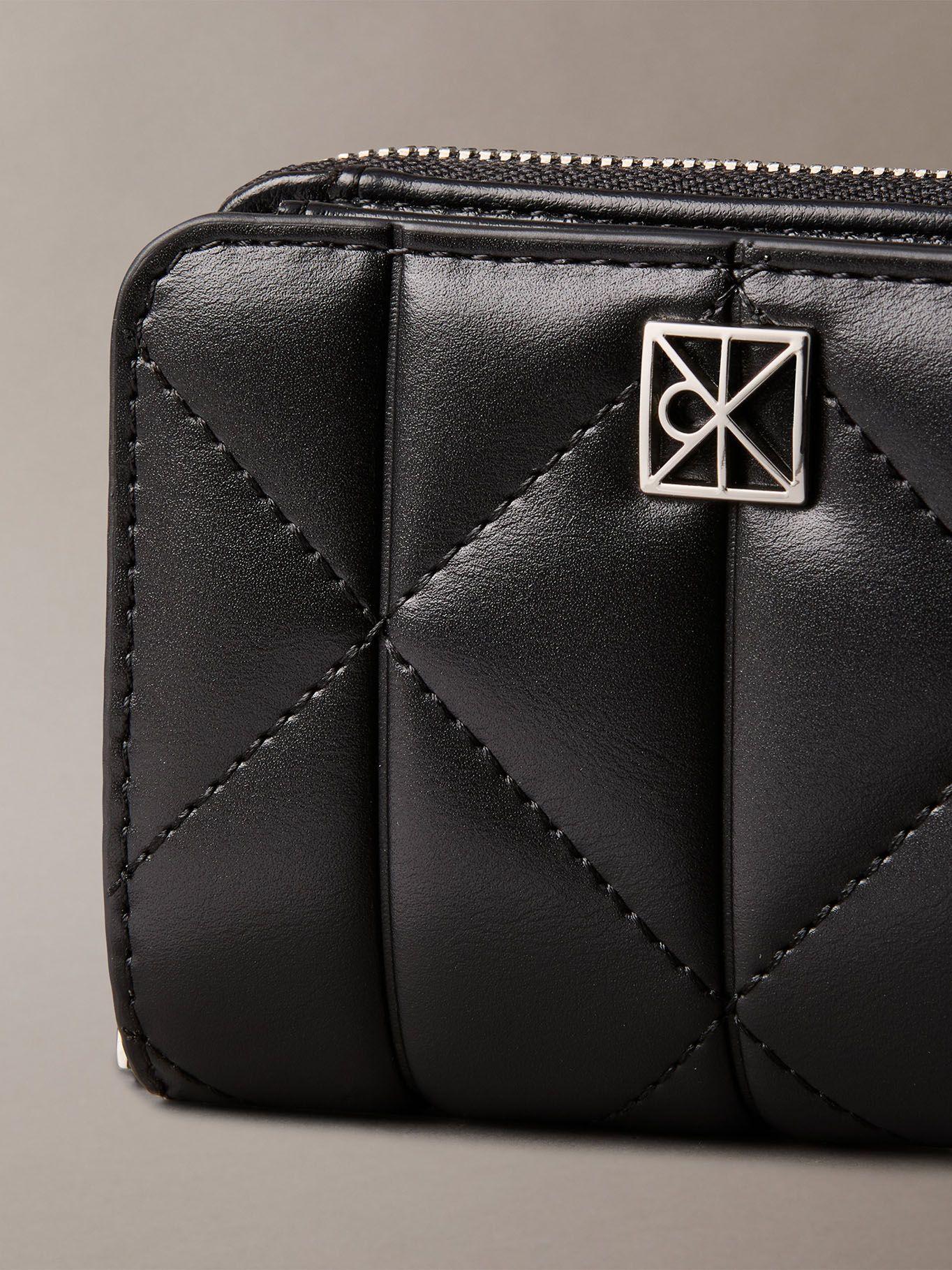 Billetera Acolchada Alrededor- Negro Calvin Klein-3