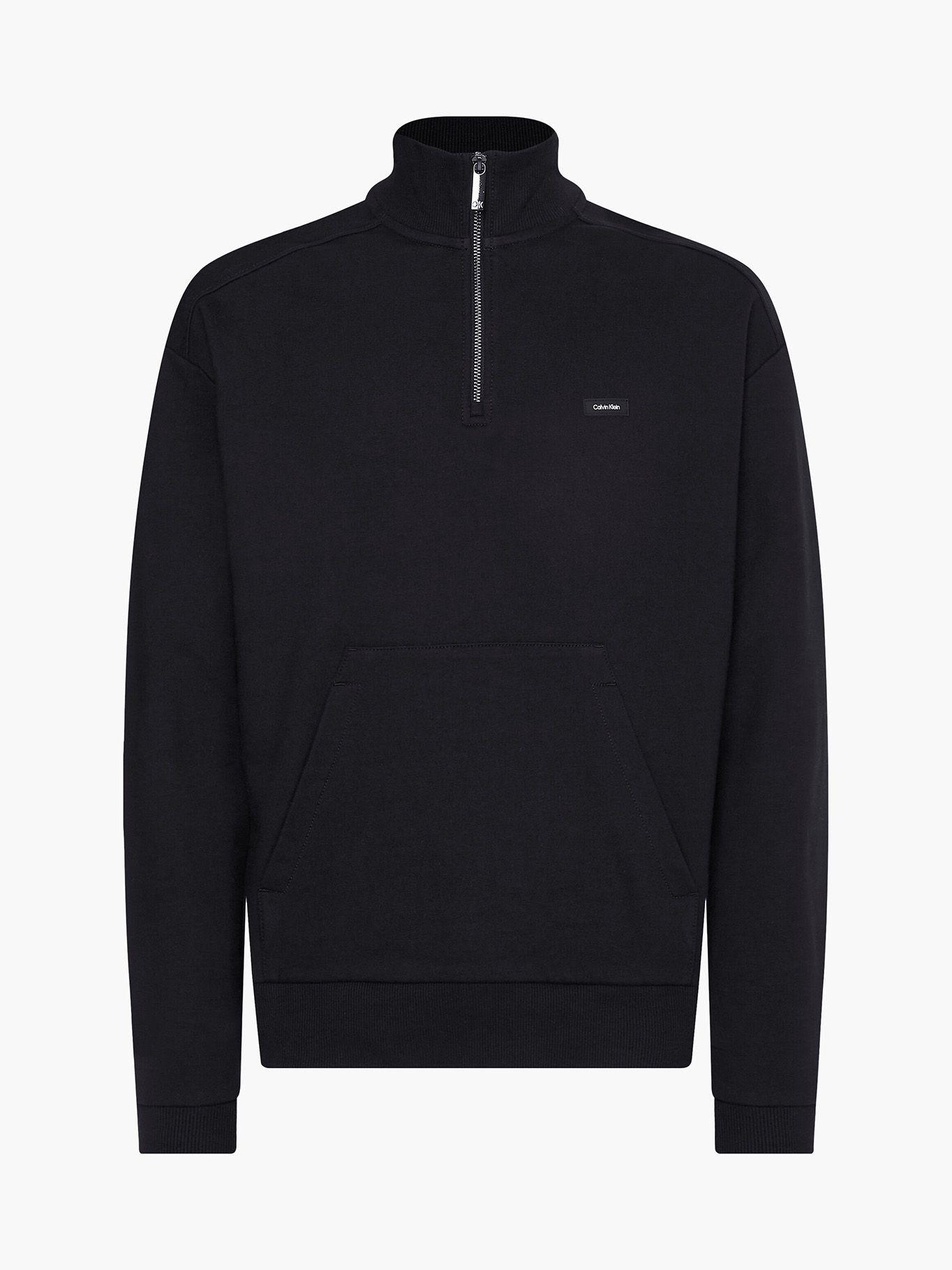 Polerón Comfort Quarter Zip Negro Calvin Klein-4
