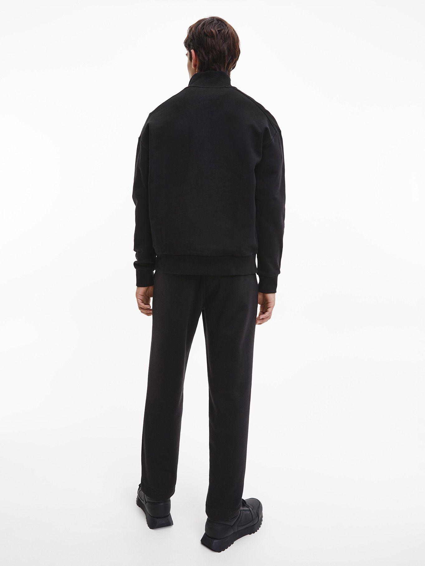 Polerón Comfort Quarter Zip Negro Calvin Klein-2